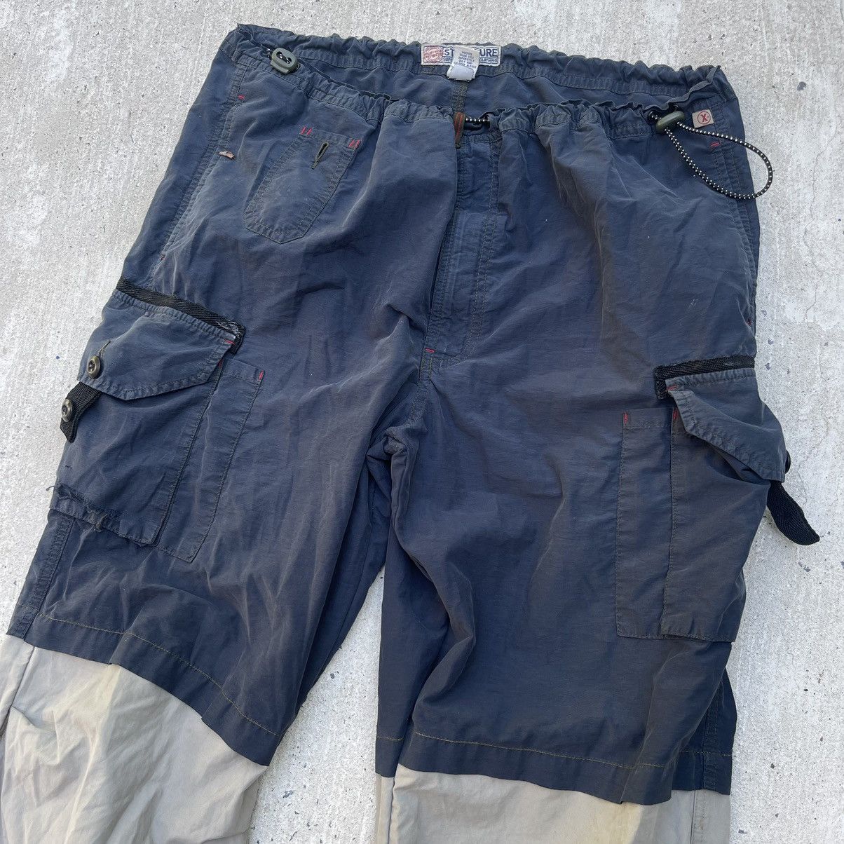 Vintage Vintage Y2K STRUCTURE UTILITY CARGO Pants Size US 34 / EU 50 - 2 Thumbnail