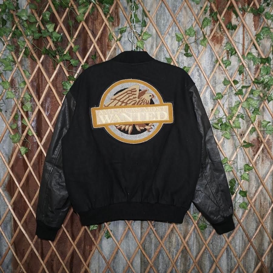 Vintage L - Vintage / Y2K 1990's Biker Style Bomber/Varsity Jacket Size US L / EU 52-54 / 3 - 2 Thumbnail