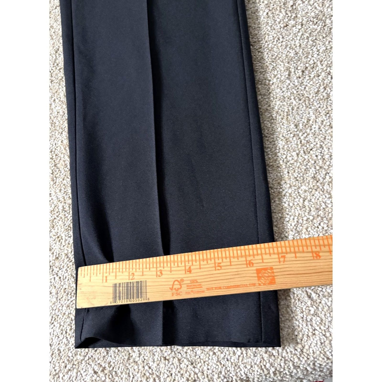 Vintage Louis Raphael Pants Mens 32x30 Black Premium Stretch Slim Fit Dress Slacks Size US 32 / EU 48 - 3 Thumbnail