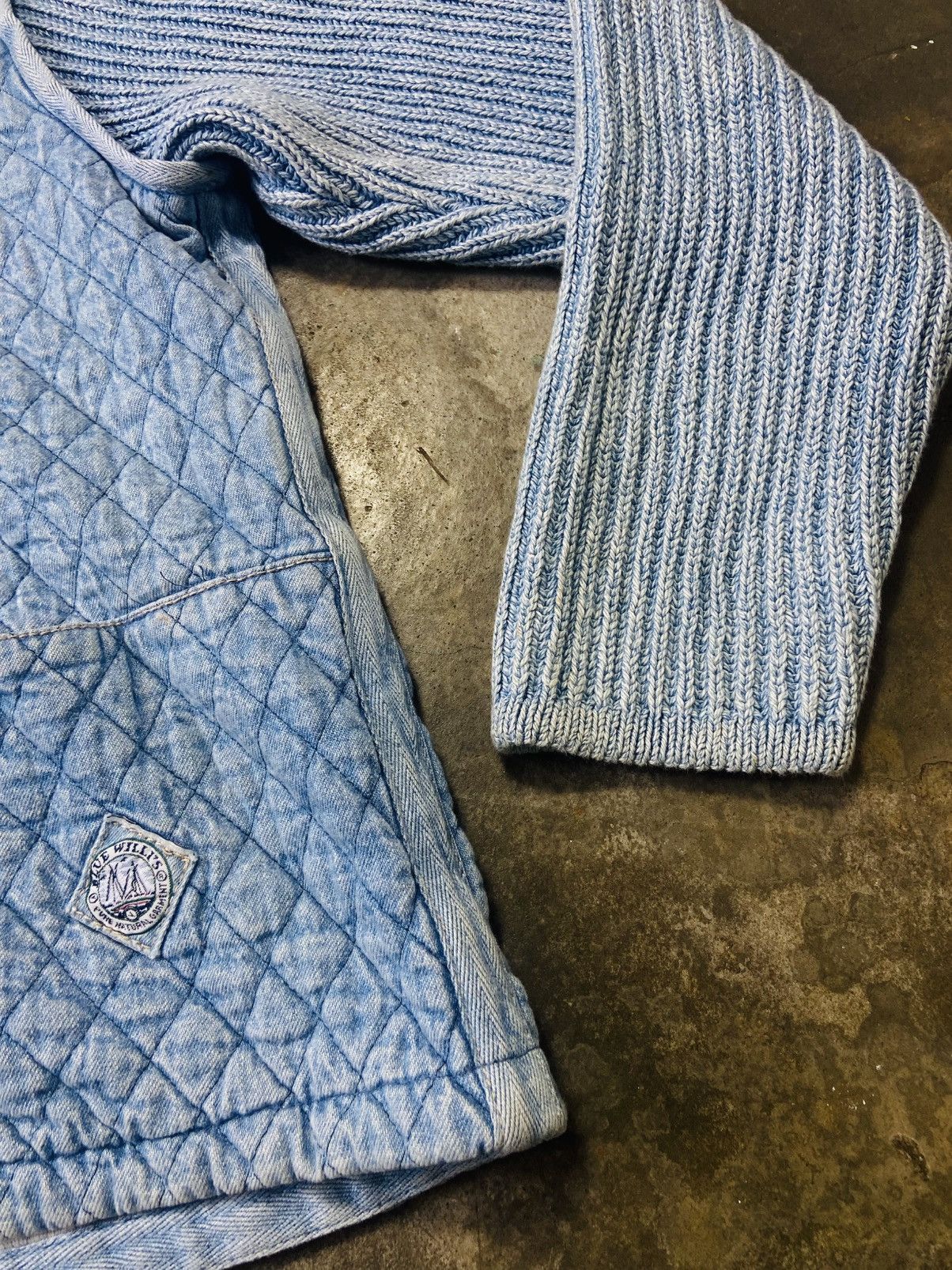 Coogi Coogi Style - Blue Willi’s Quited Knit Snap Button Size L / US 10 / IT 46 - 6 Thumbnail