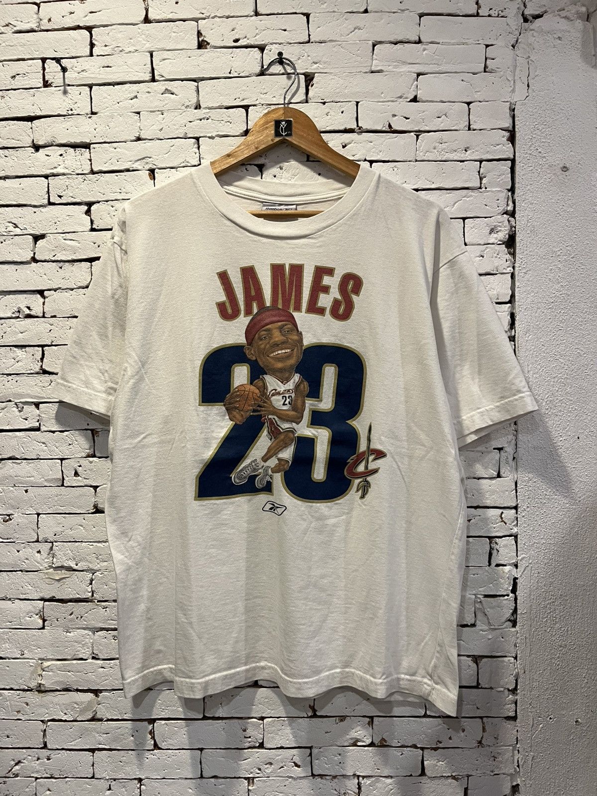 Reebok Vintage Reebok LeBron James T-Shirt Size US L / EU 52-54 / 3 - 1 Thumbnail
