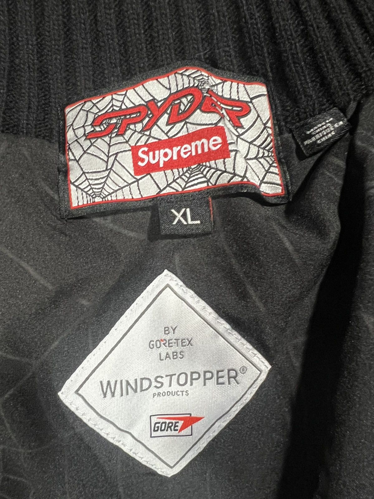 Goretex Supreme Spyder Zip Up Sweater Windstopper GoreTex Labs Size US XL / EU 56 / 4 - 5 Thumbnail
