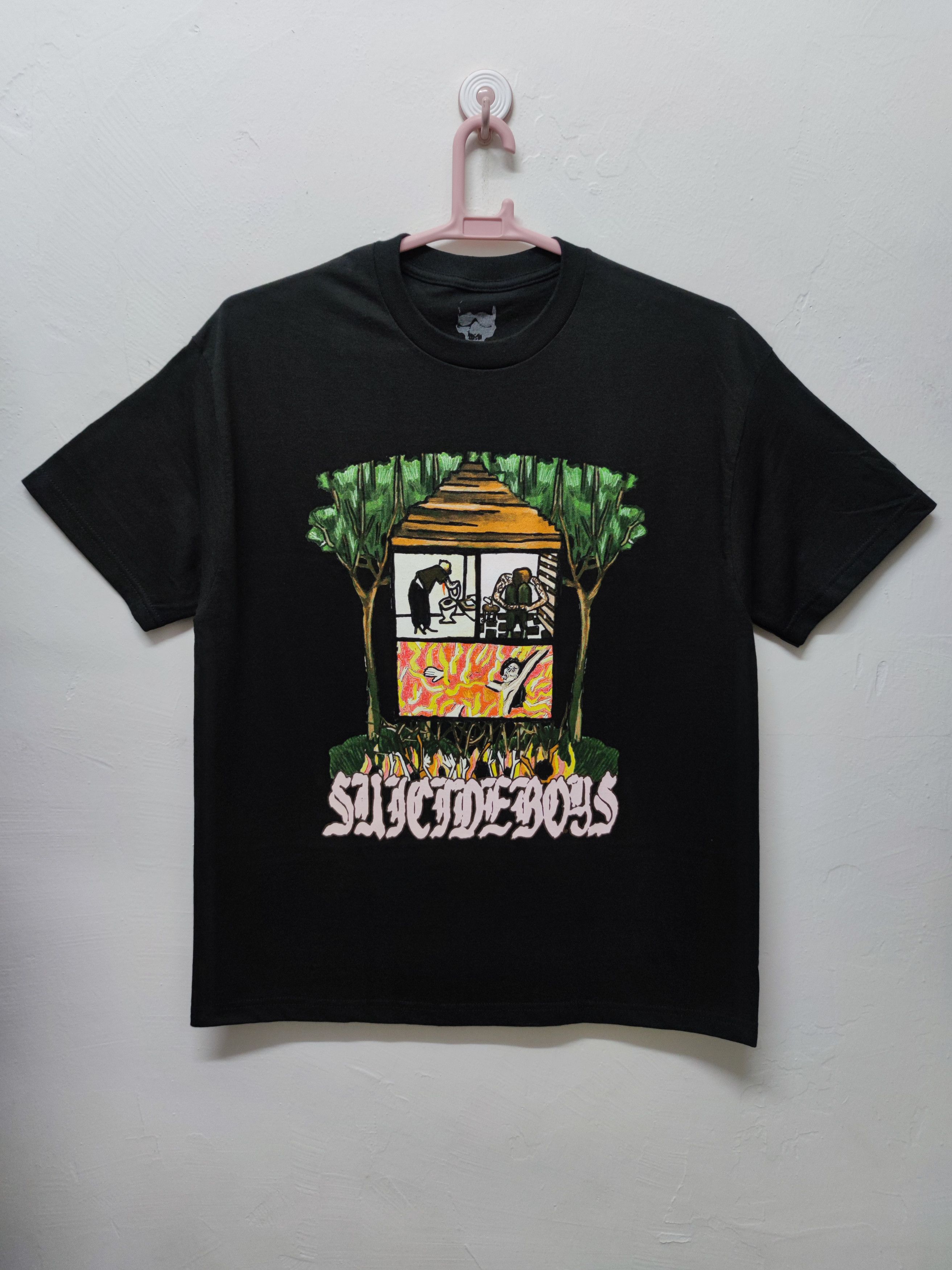 image of G59 Records Suicideboys Cover T-Shirt in Black, Men's (Size XL)