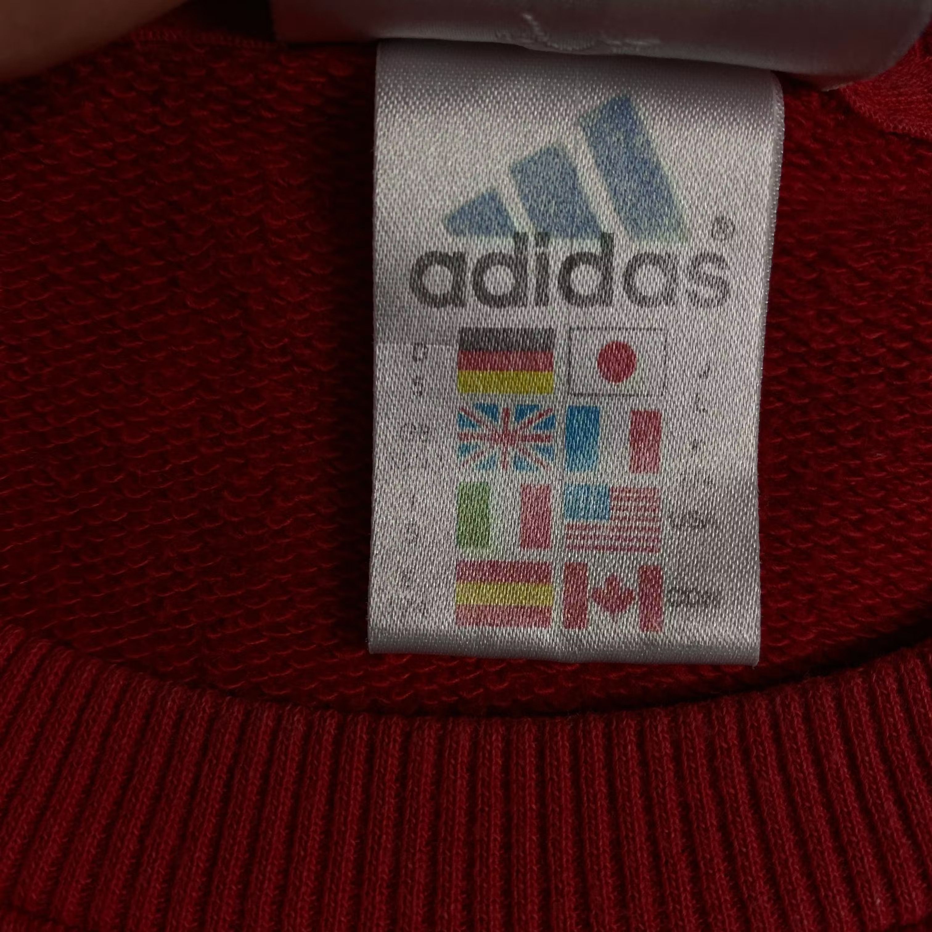 Adidas × Vintage Mens Sweatshirt Adidas Vintage Big Logo Size L Size US L / EU 52-54 / 3 - 5 Thumbnail