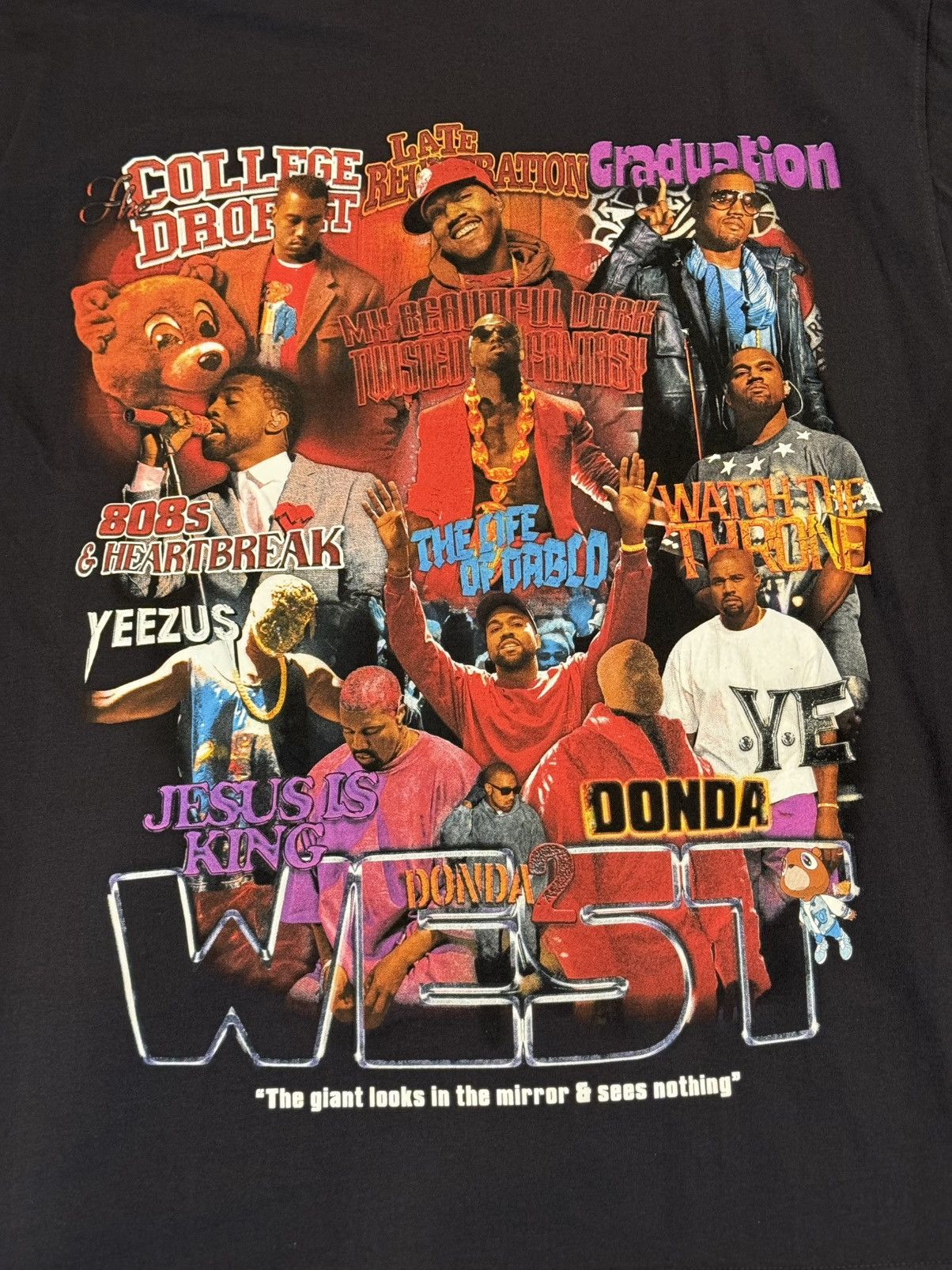 Marino Morwood Marino Morwood KANYE WEST T Shirt Large Rap Tee Size US L / EU 52-54 / 3 - 7 Thumbnail