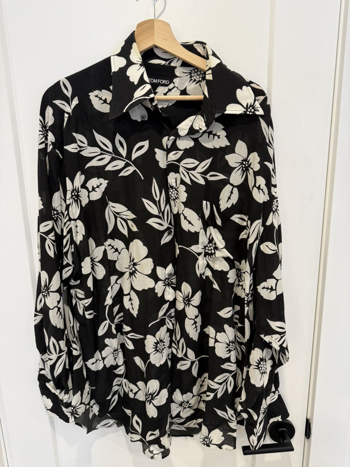 Tom Ford Tom Ford Flowers Print Longsleeve Size US XXL / EU 58 / 5 - 1 Thumbnail