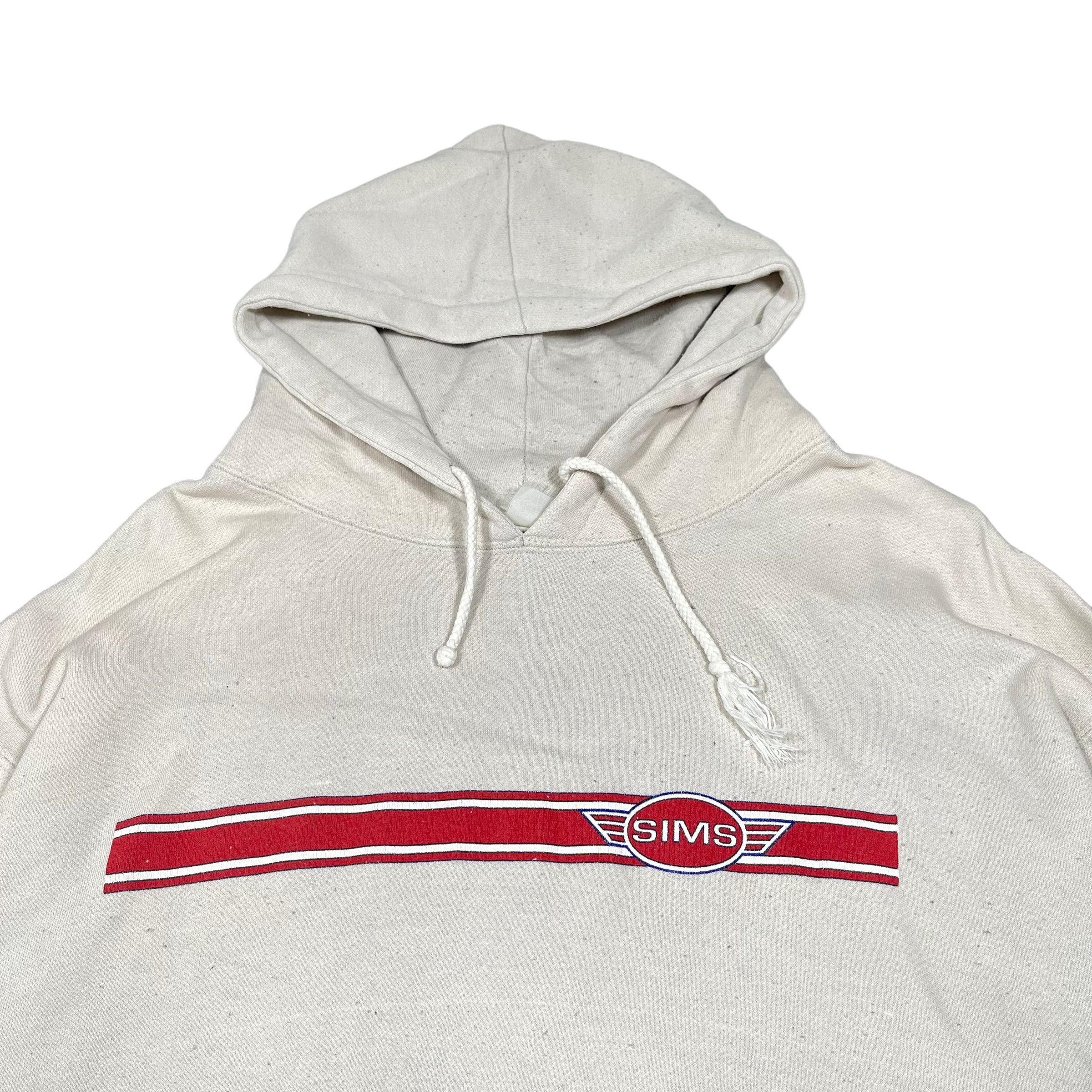 Powell Peralta × Vintage Vintage 1990s Sims Skateboard Oversize Hoodie Size US L / EU 52-54 / 3 - 3 Thumbnail