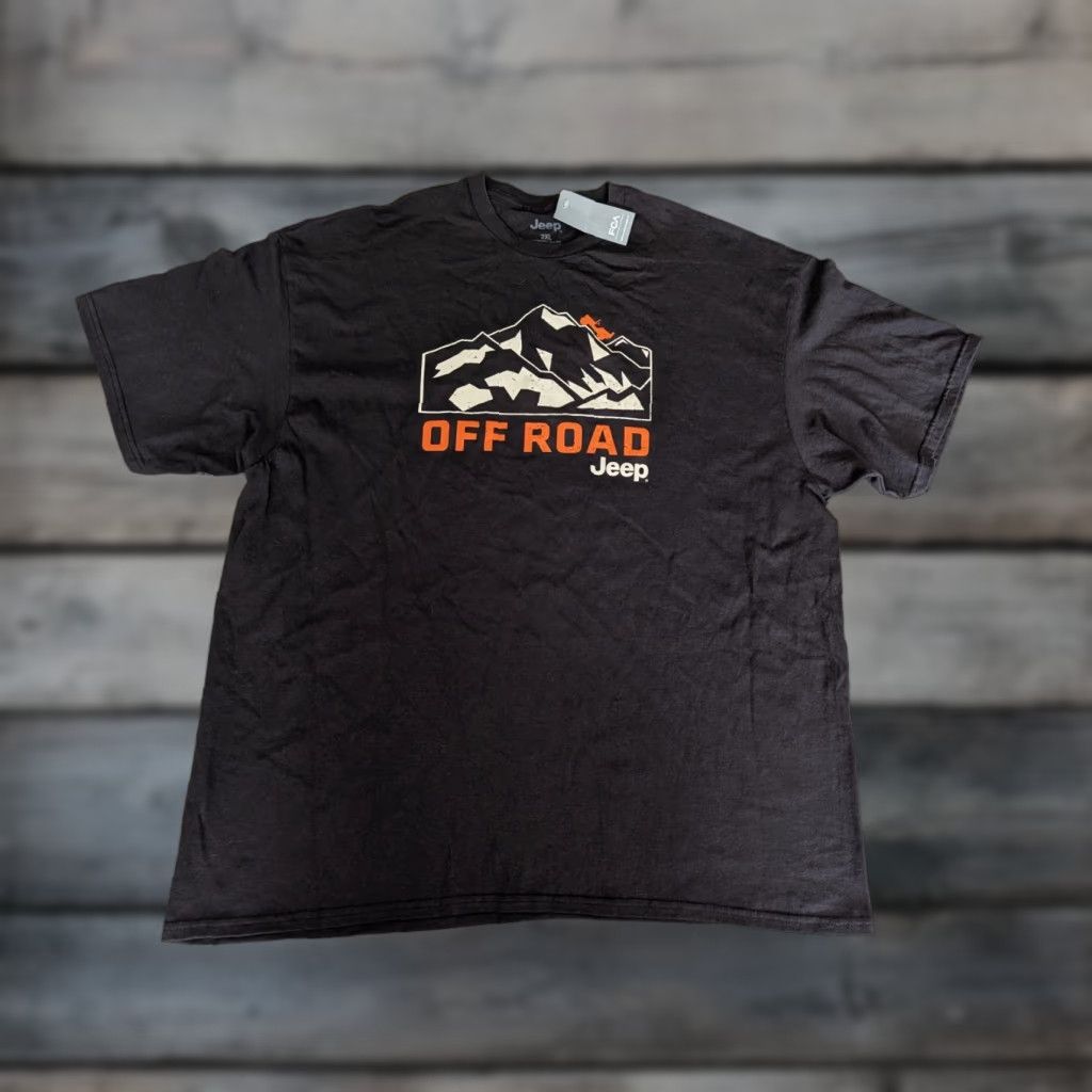 Jeep JEEP Off Road T-Shirt Men's 2XL Black Graphic Print Crew Neck Short Sleeve Cars Size US XXL / EU 58 / 5 - 1 Thumbnail