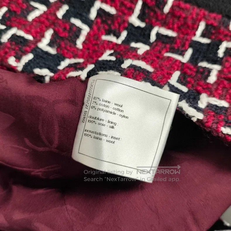 Chanel Chanel Red tweed coat Size XS / US 0-2 / IT 36-38 - 6 Thumbnail