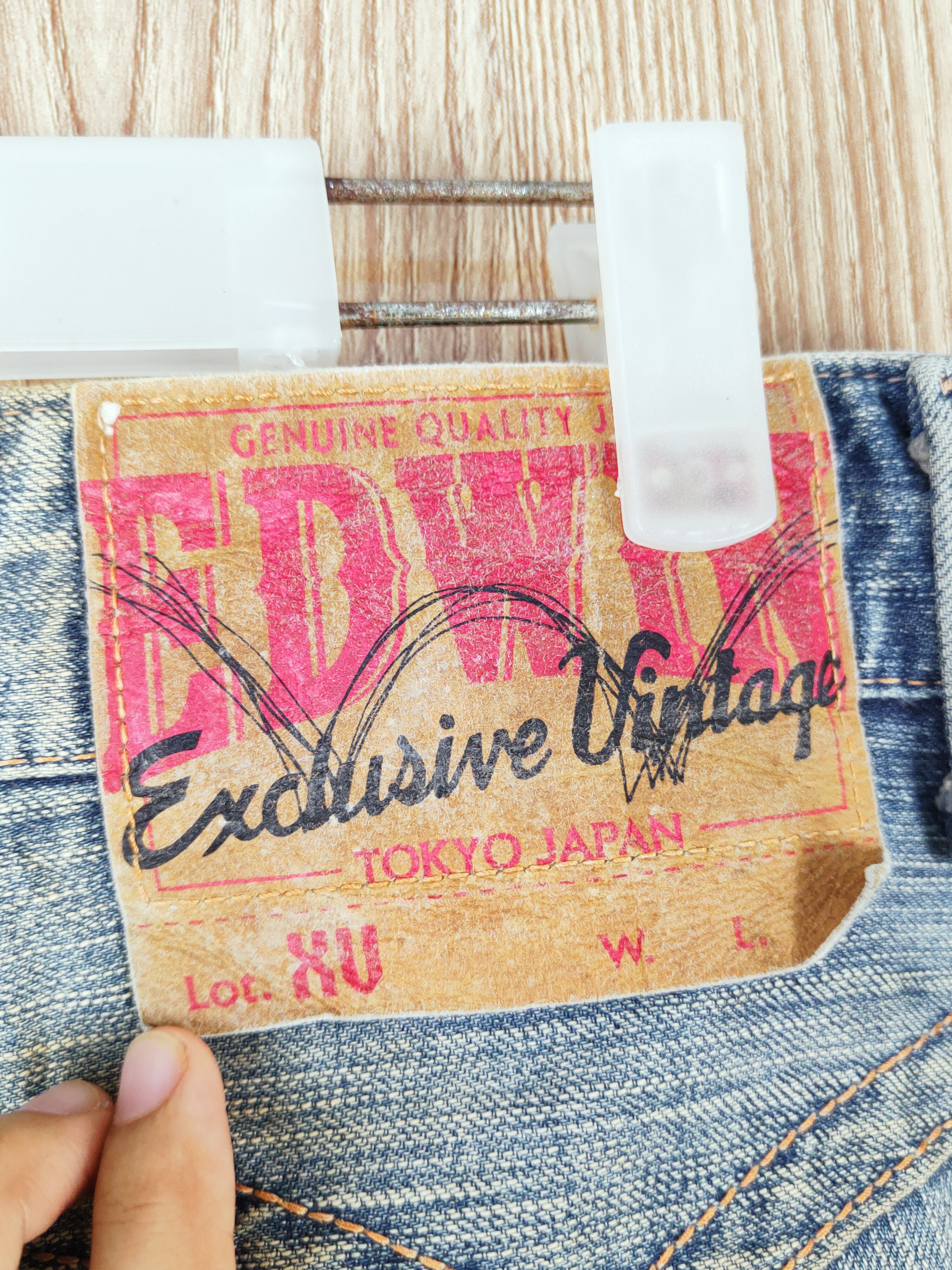 Edwin Edwin Blue Faded Distressed Ripped Jeans #W507 Size US 32 / EU 48 - 10 Thumbnail