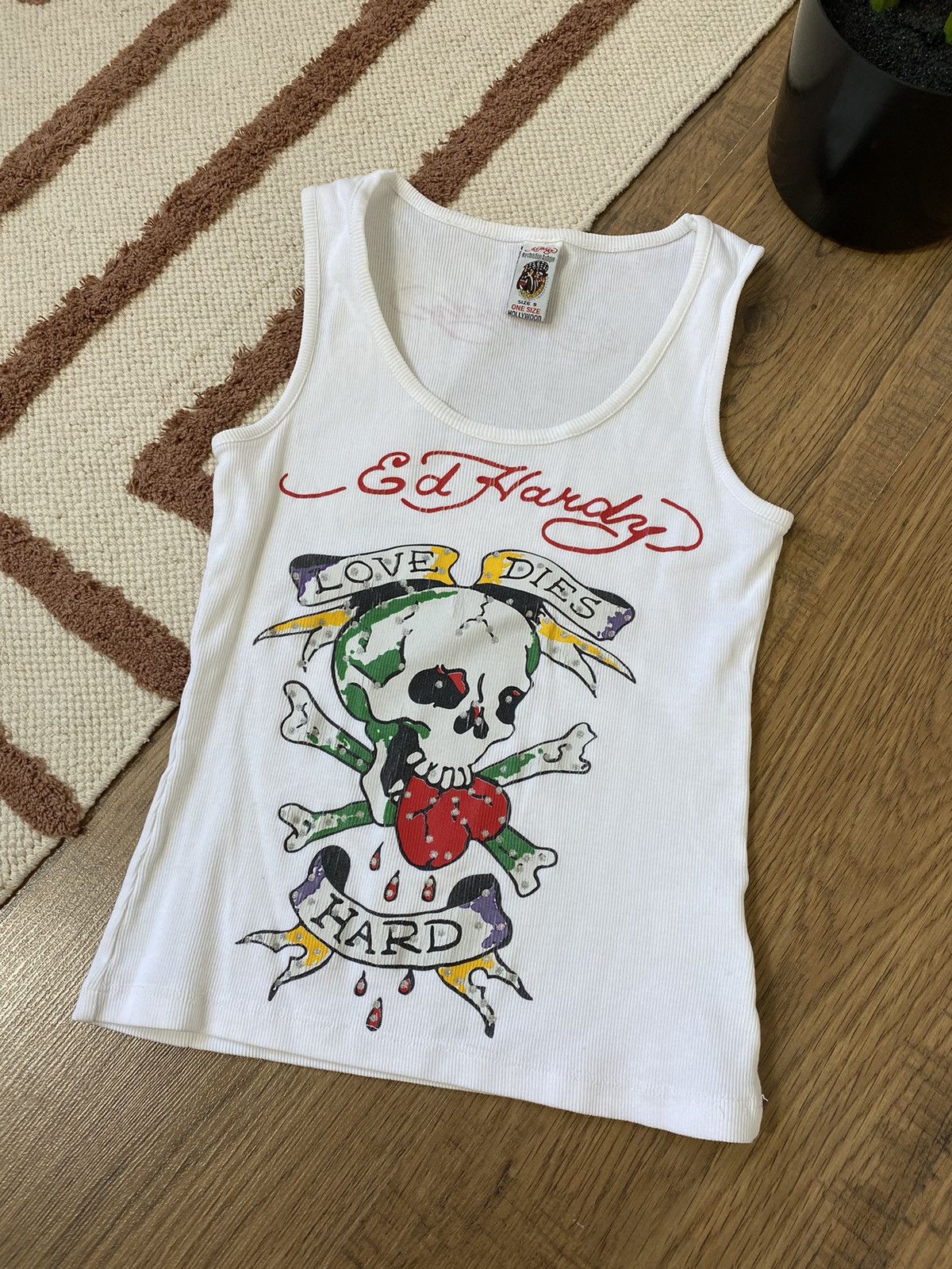 Ed Hardy VINTAGE ED HARDY BY CHRISTIAN AUDIGIER TOP Size S / US 4 / IT 40 - 3 Thumbnail
