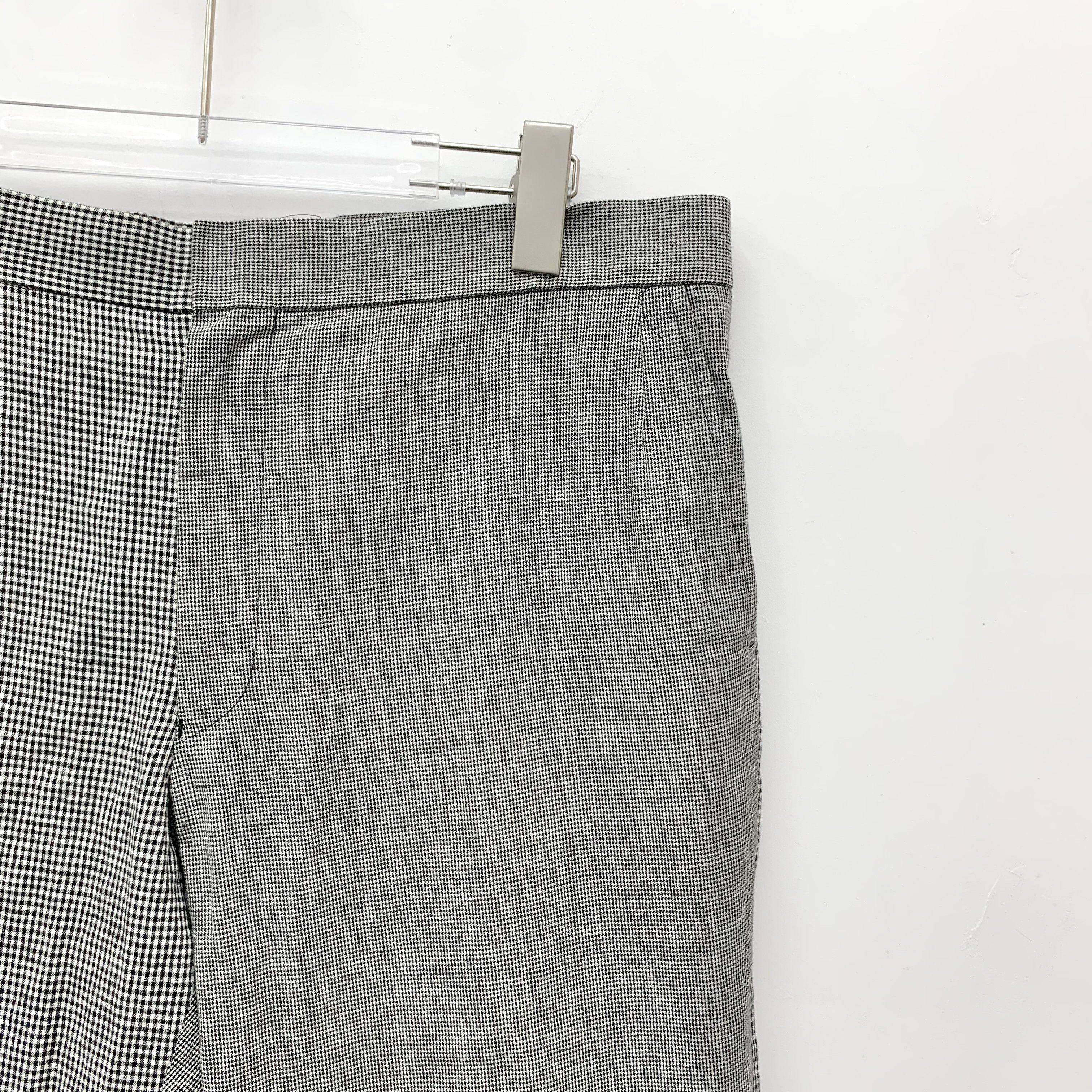 Thom Browne Thom Browne Grey Plaid Linen Pants (4L) Size US 30 / EU 46 - 6 Thumbnail