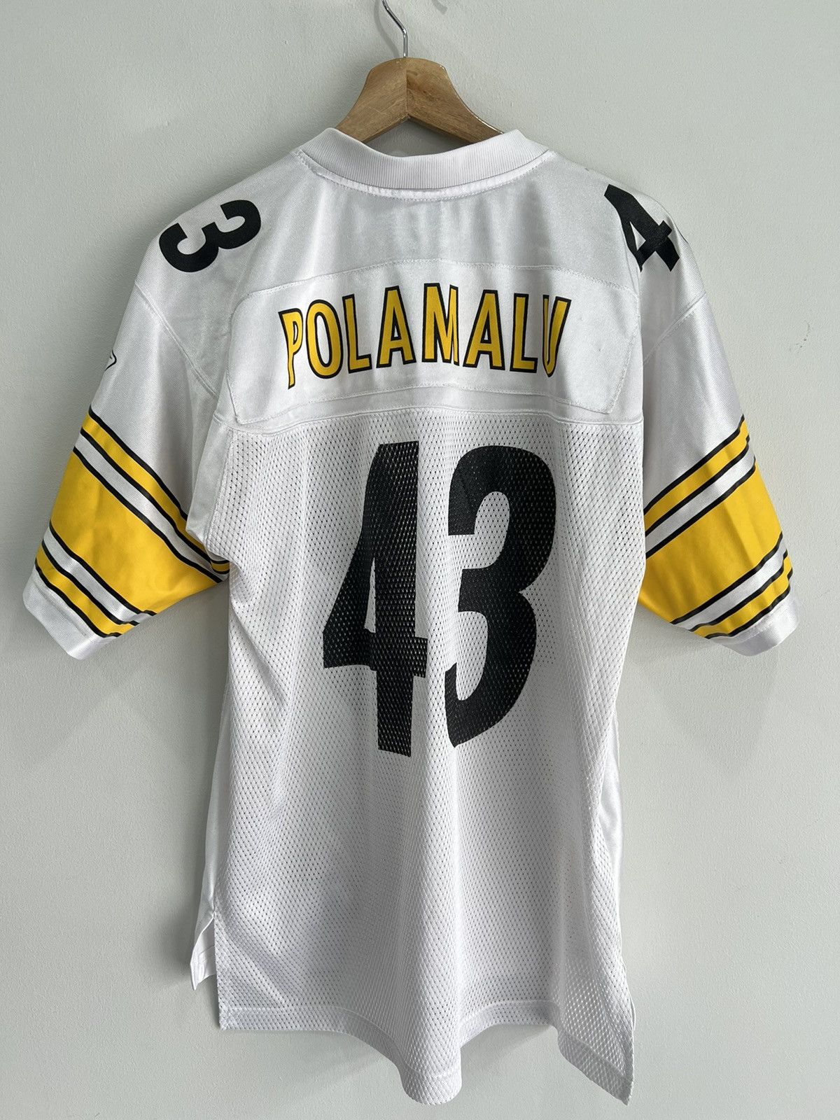 Reebok Vintage Pittsburgh Steelers Football Jersey Polamalu Size US M / EU 48-50 / 2 - 2 Thumbnail