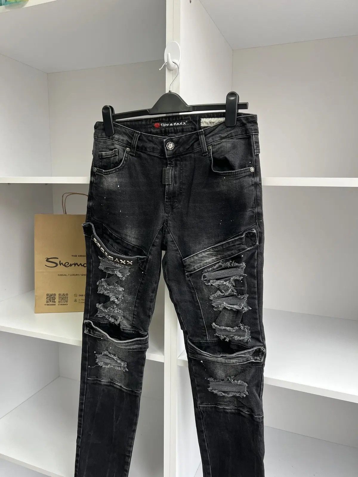 Japanese Brand × Vintage Vintage CipoBaxx Archival Japanese Style Pants Size US 32 / EU 48 - 7 Thumbnail