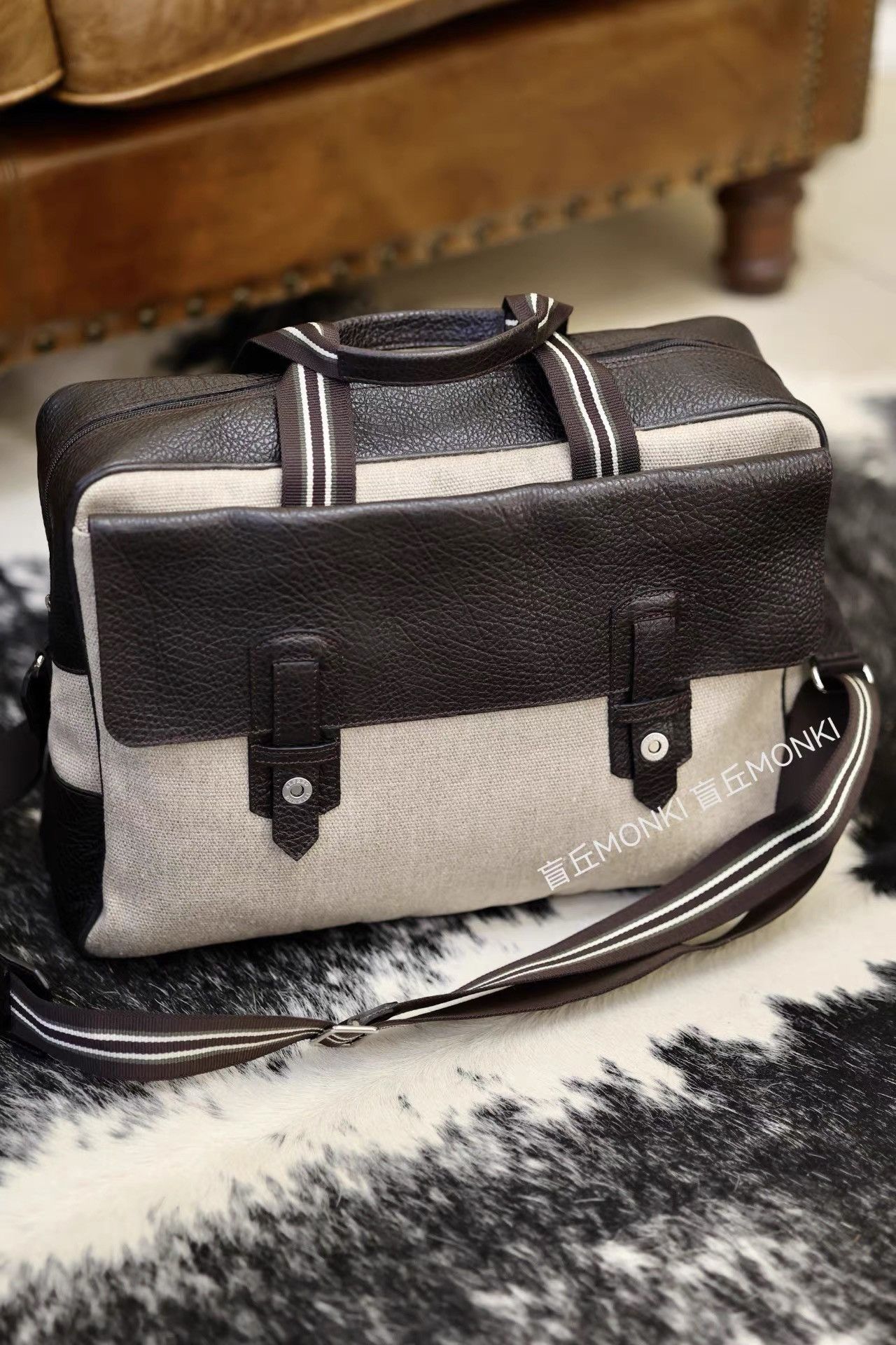 Alfred Dunhill Dunhill Travel Bag Crossbody Shoulder Gym Men's Bag K32 Size ONE SIZE - 5 Thumbnail