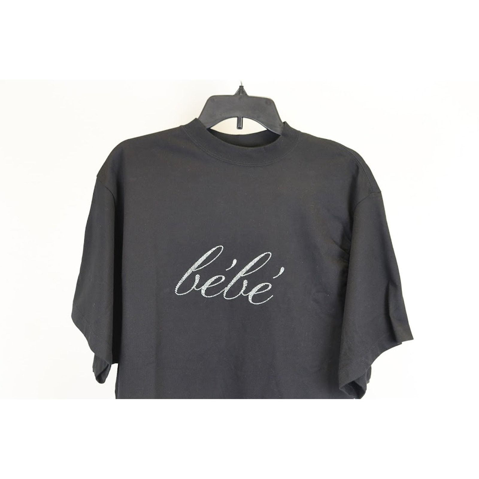 Balenciaga o1rshd1 Worn Out T-Shirt BEBE Vintage T-Shirt in Black Size US XL / EU 56 / 4 - 3 Thumbnail