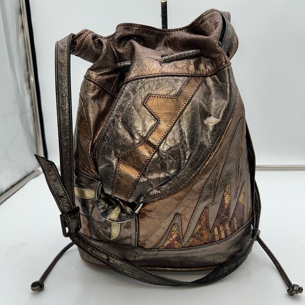 Other Paris Handbags New York Vintage Multiple Metallic Patchwork Bucket Bag Size ONE SIZE - 1 Thumbnail