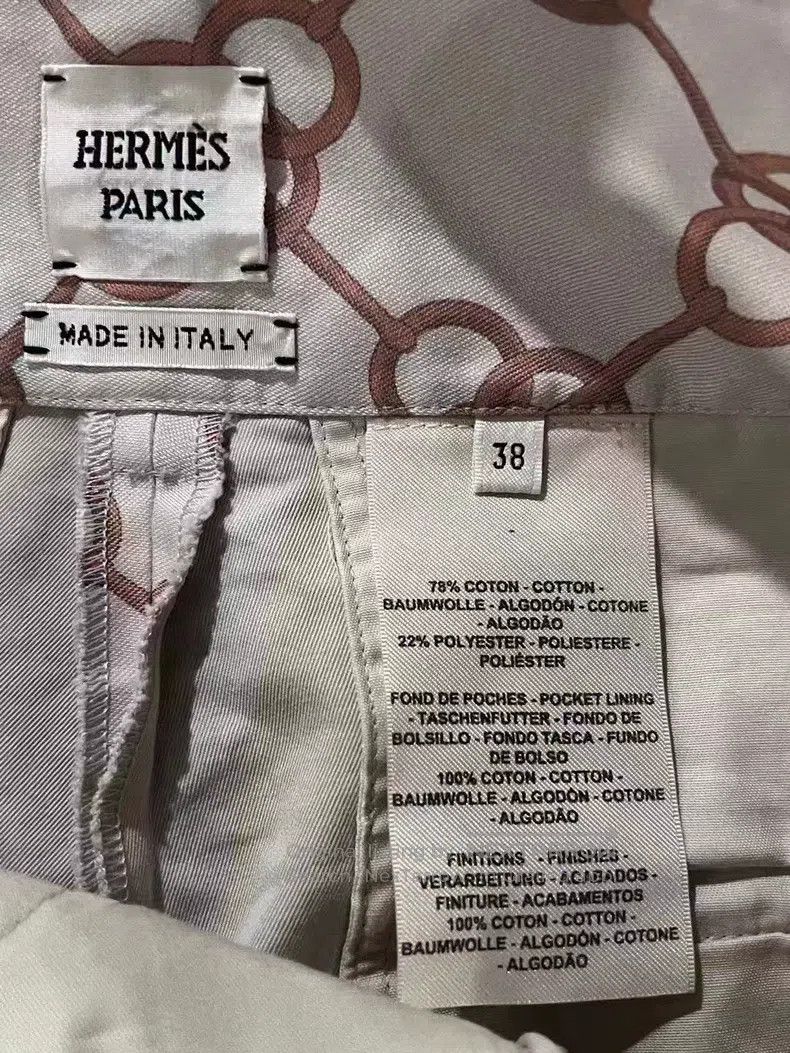 Hermes Hermes All-over Printed Short Pants Size 25" / US 0 / IT 36 - 4 Thumbnail