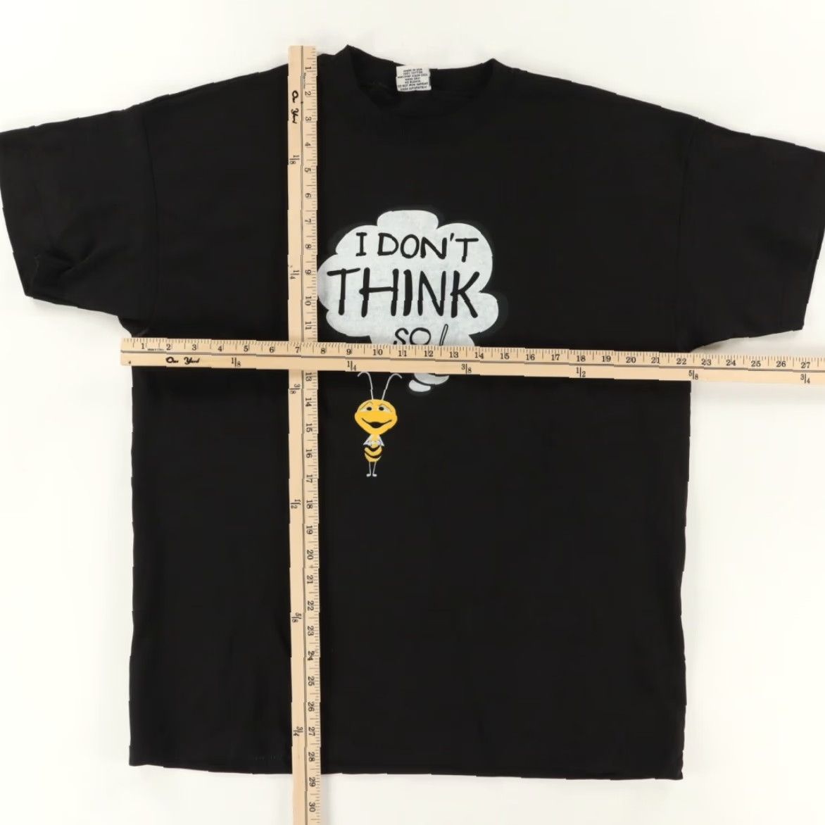 Vintage VINTAGE Hamwear I Don't Think So Solid T-Shirt Black Men's L/XL Shirt Adult Men-Crew Neck/Short Sleeve Solid VTG 90s (if applicable) Size US L / EU 52-54 / 3 - 3 Thumbnail