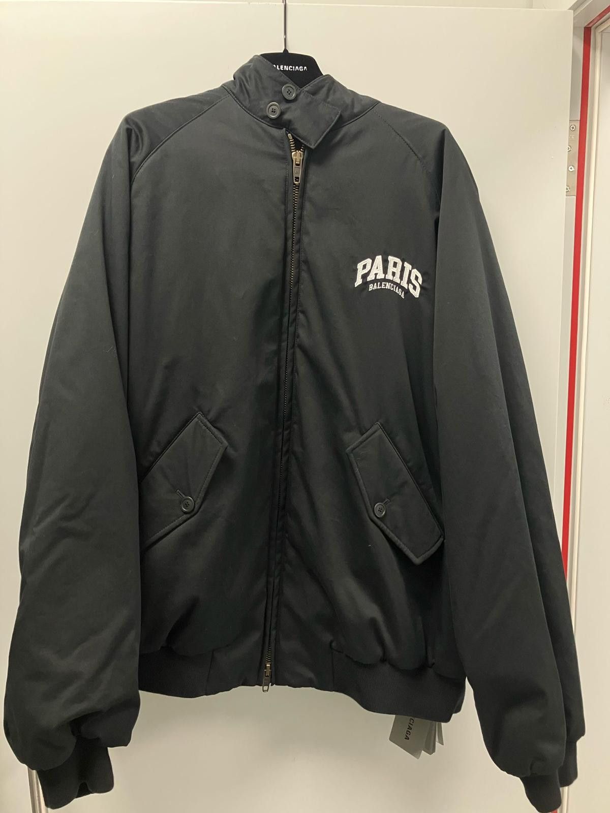 Balenciaga o1la1rc1a0425 Paris Jacket in Black Size US S / EU 44-46 / 1 - 1 Thumbnail