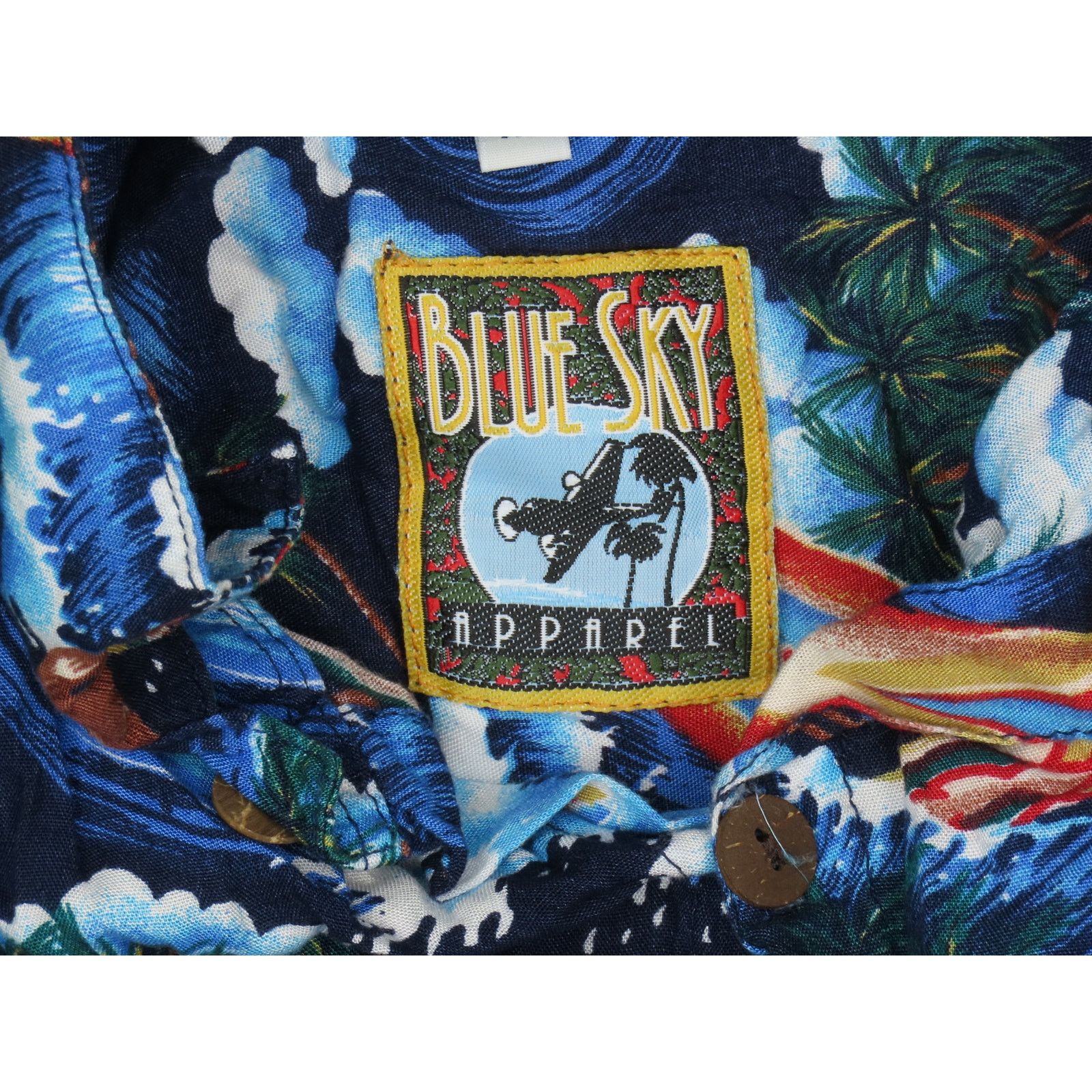 Other Blue Sky Surf Surfing Clouds Island Hawaiian Aloha Shirt XL Size US XL / EU 56 / 4 - 4 Thumbnail