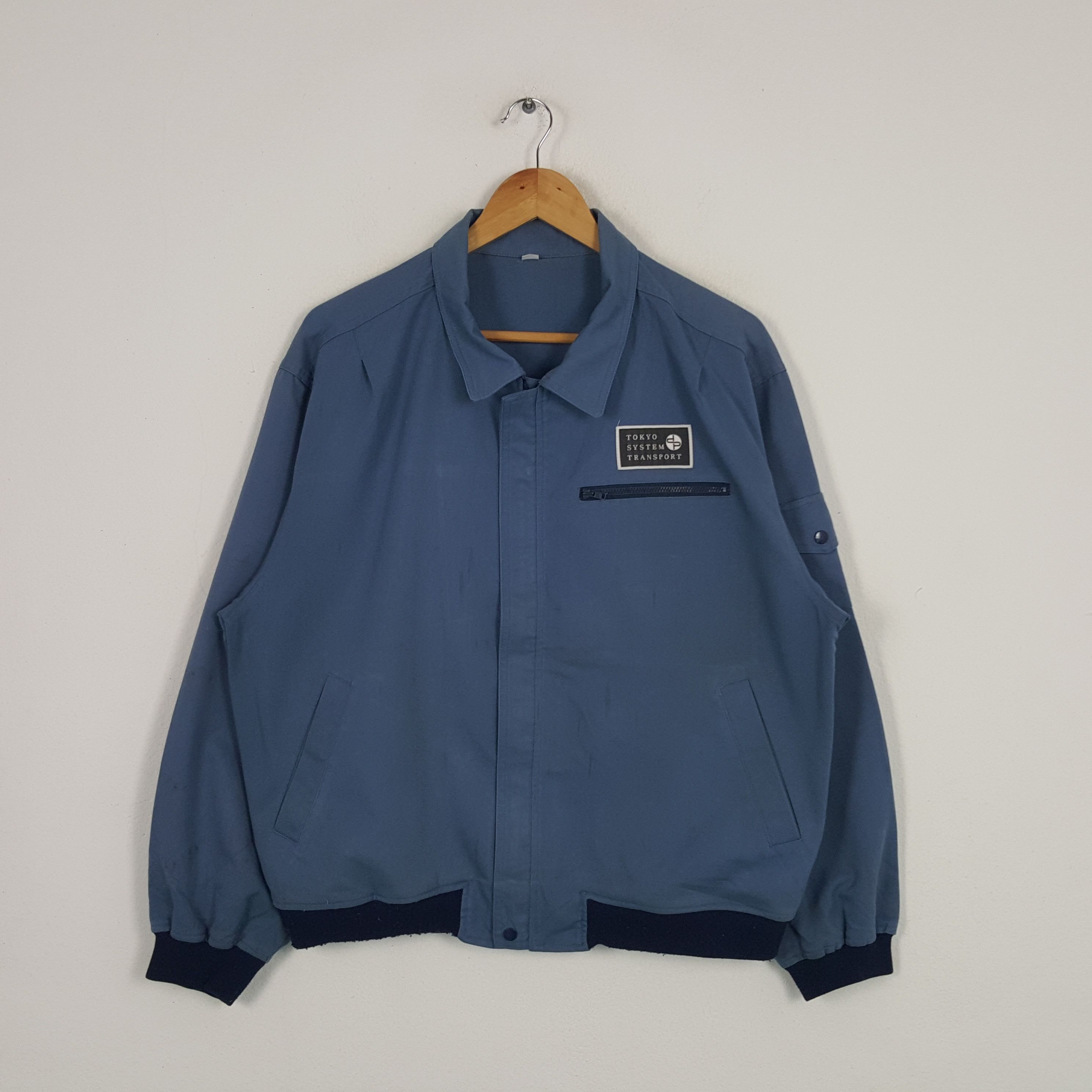 Vintage Vintage Tokyo System Transport Japanese Uniform Jacket Size US L / EU 52-54 / 3 - 1 Thumbnail