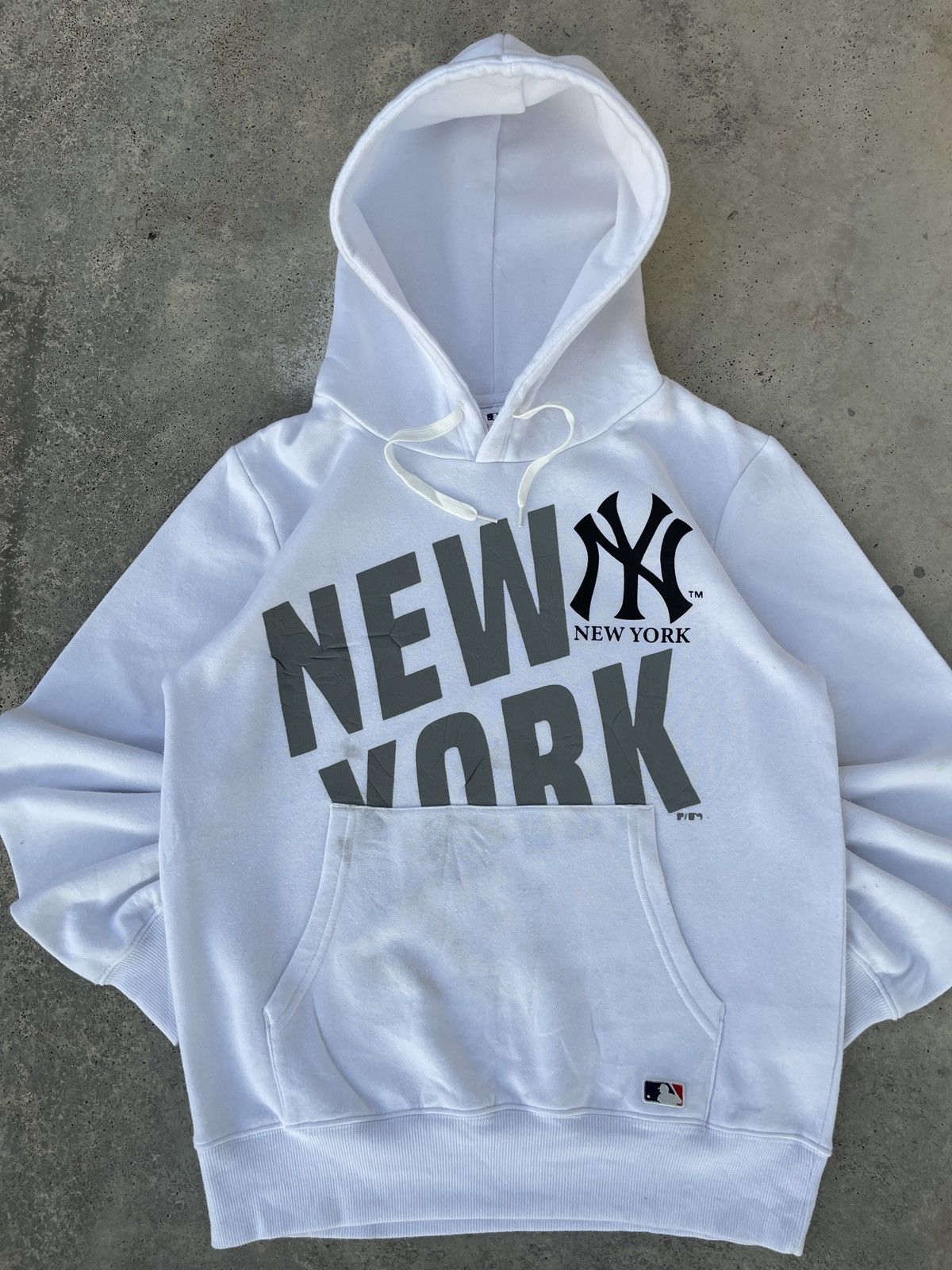 MLB × Vintage MLB New York Pullover Hoodie Size US M / EU 48-50 / 2 - 2 Thumbnail