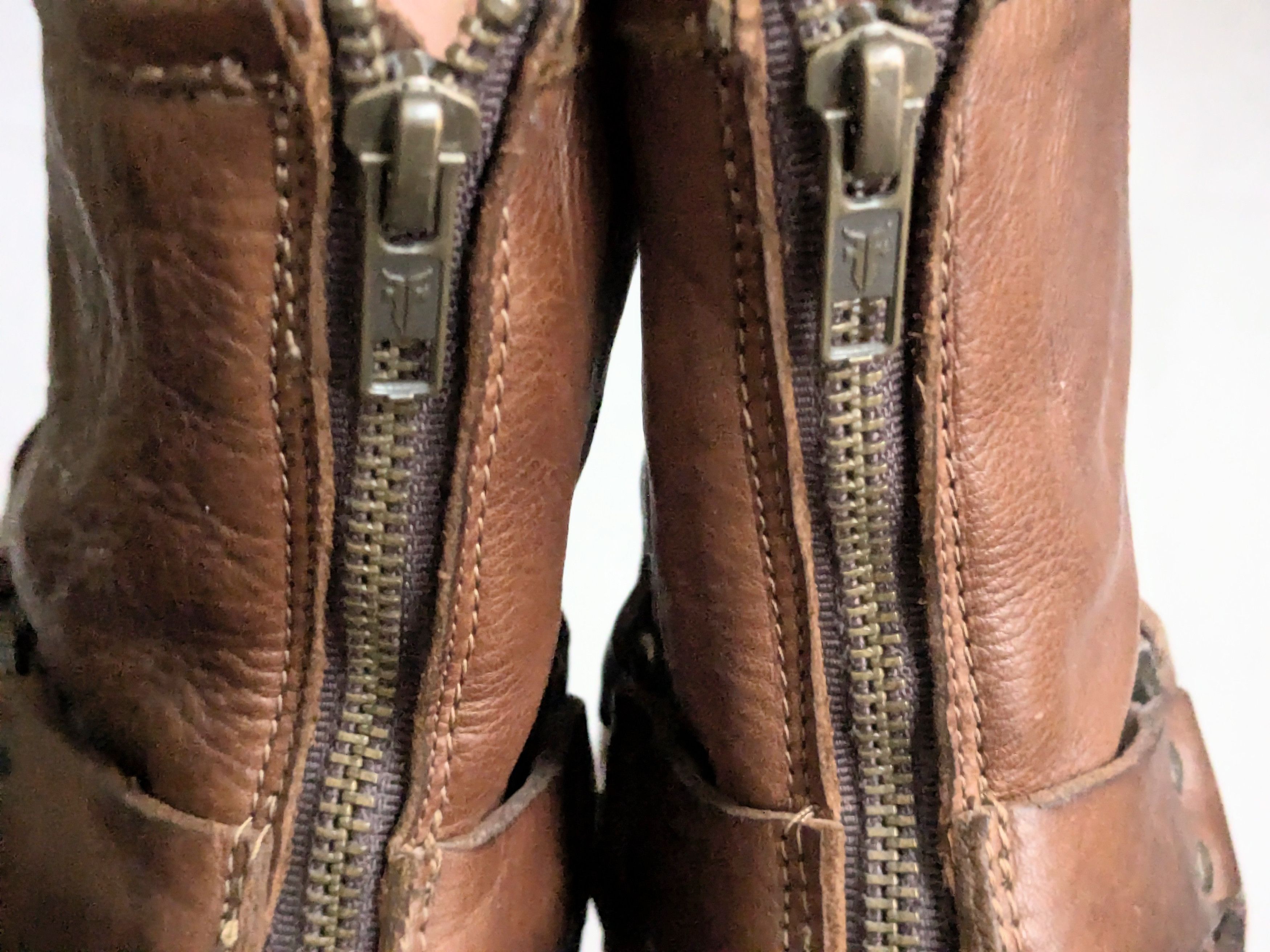 Frye Frye Harness Boots Brown Leather 10 D Motorcycle Biker Size US 10 / EU 43 - 13 Thumbnail