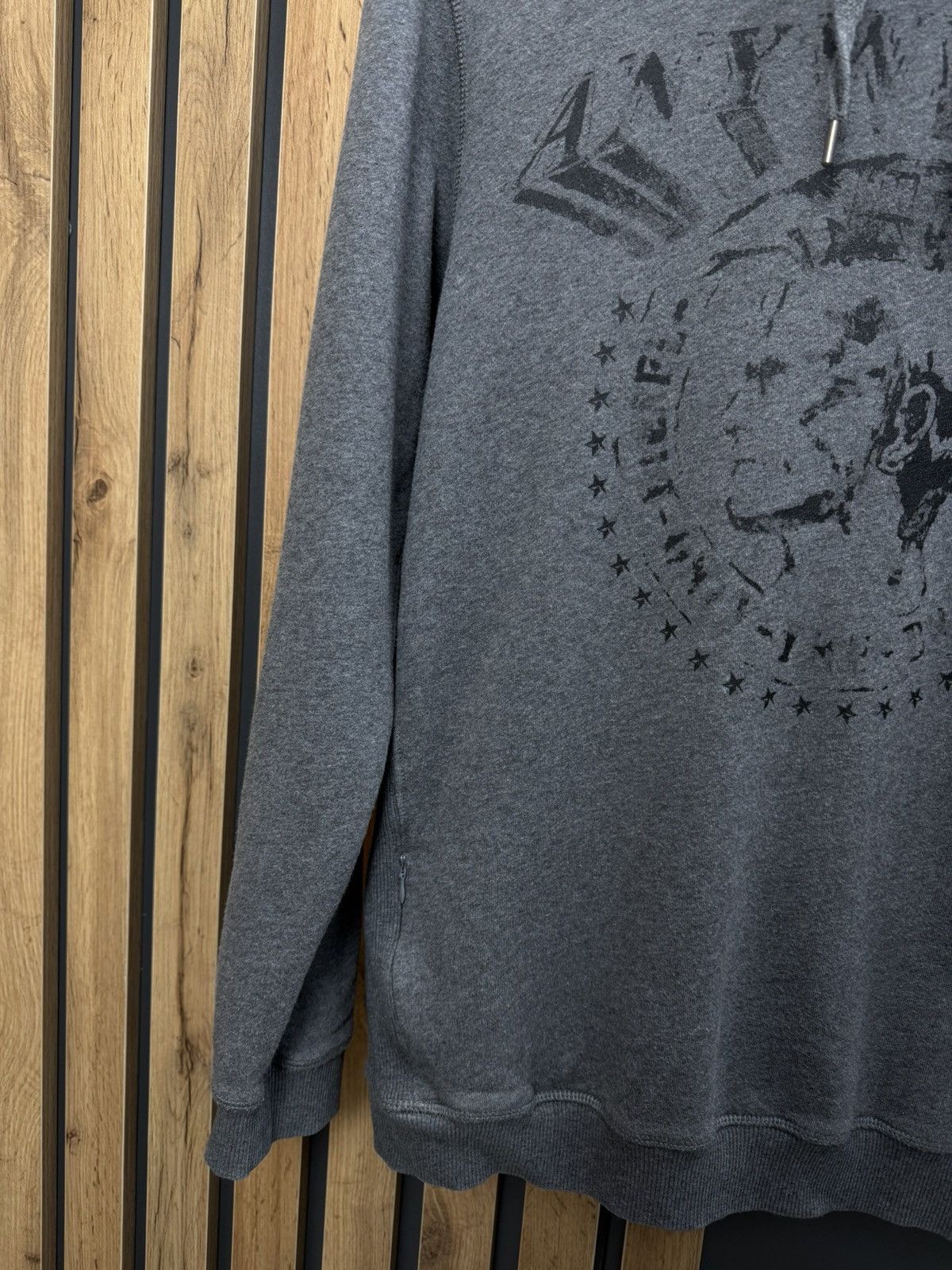 Diesel Vintage Y2k Diesel Hoodie Grey Graphic Pullover Size M Size US M / EU 48-50 / 2 - 3 Thumbnail