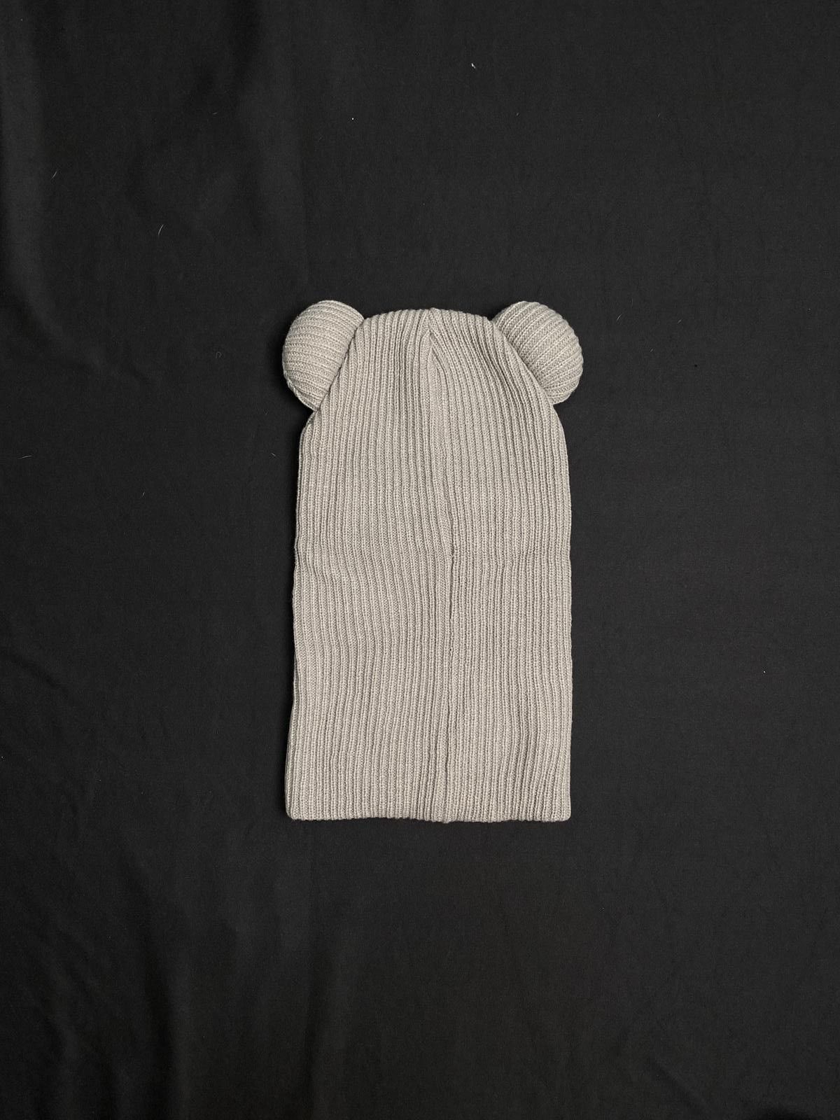 Japanese Brand Rare Box Boys Retro Hearts Gray Balaclava Ski Mask OS Size ONE SIZE - 8 Thumbnail