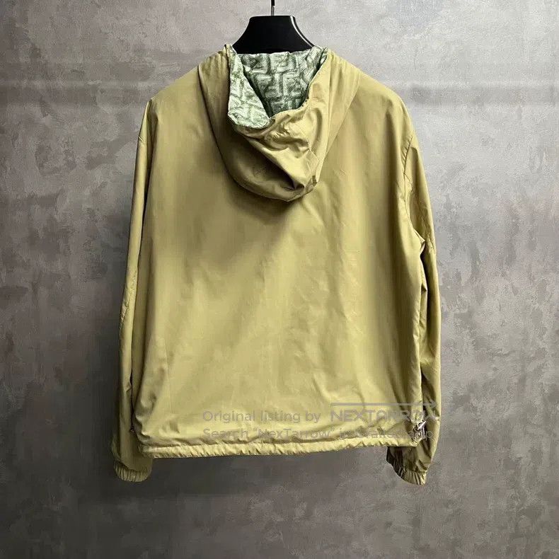 Fendi Fendi Green Printed Two-Way Hooded Long Sleeve Jacket Size US M / EU 48-50 / 2 - 4 Thumbnail