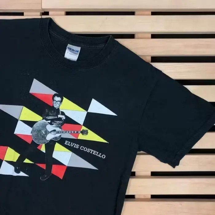 Band Tees × Vintage Mens Vintage 80s 90s Elvis Costello Size S T Shirt Size US S / EU 44-46 / 1 - 2 Thumbnail