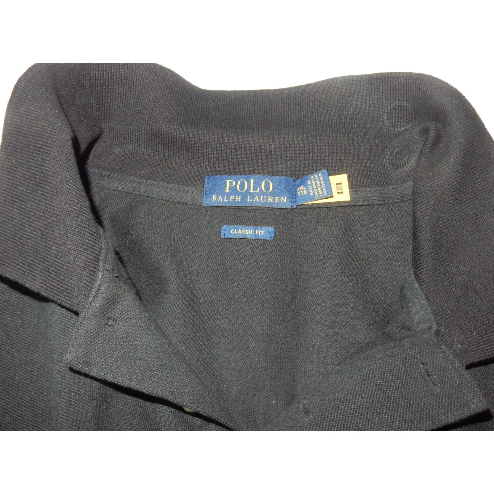 Polo Ralph Lauren Polo Ralph Lauren Men Polo Shirt XXL Short Sleeve Black Cotton Shirt Size US XXL / EU 58 / 5 - 5 Thumbnail