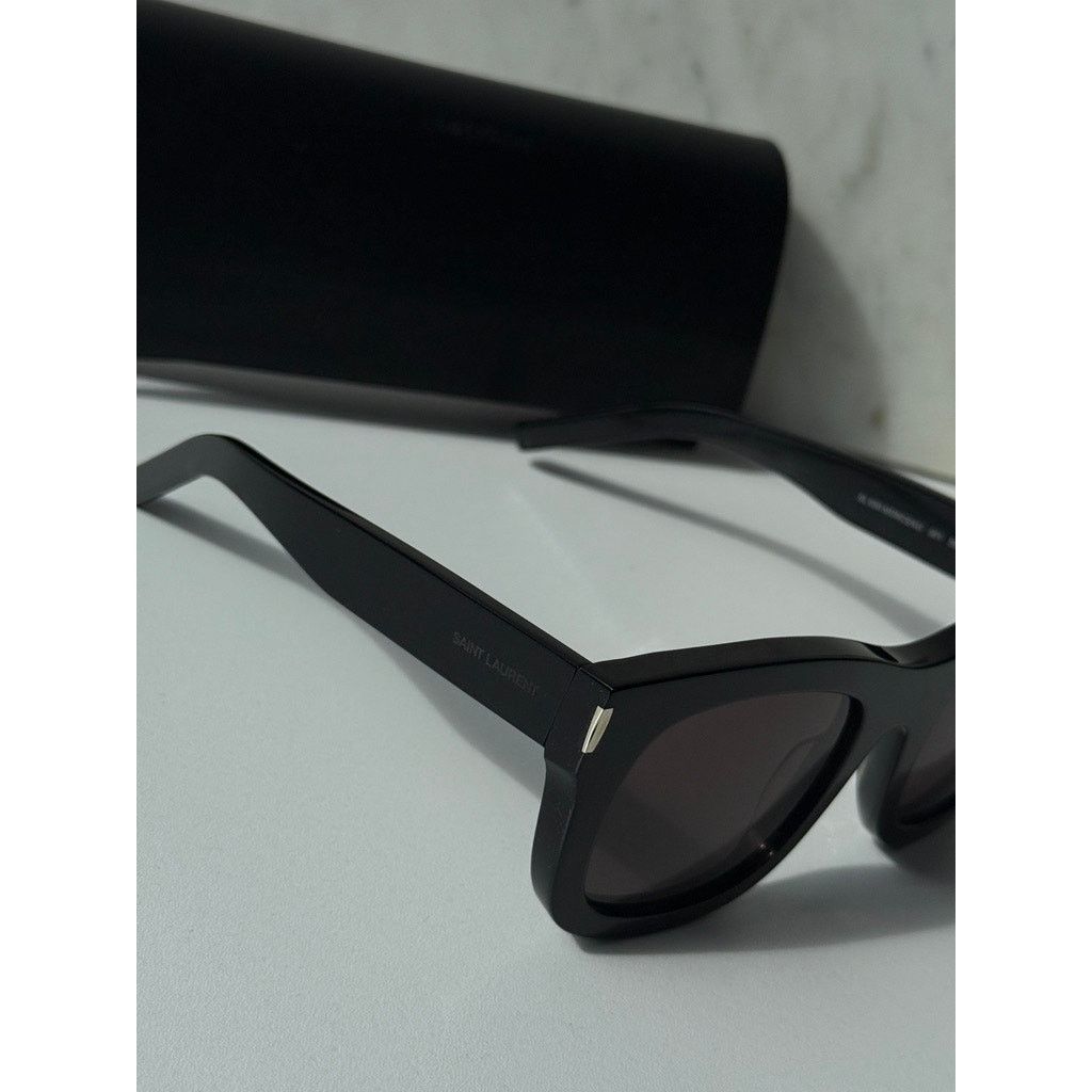 Saint Laurent Paris NEW Saint Laurent SL650 Monceau Black Unisex Sunglasses Size ONE SIZE - 5 Thumbnail