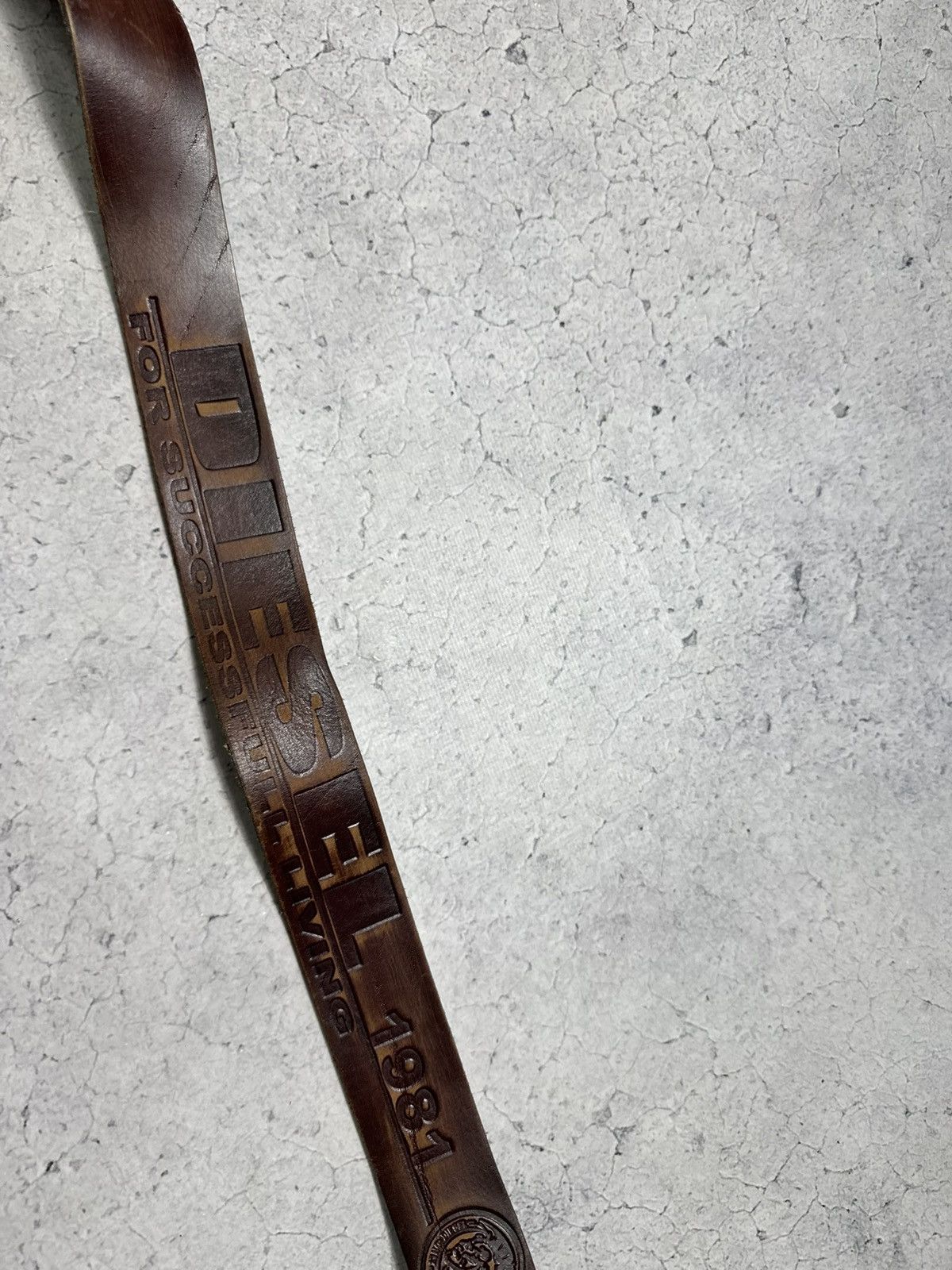 Diesel Diesel Leather Brown Belt Size ONE SIZE - 3 Thumbnail