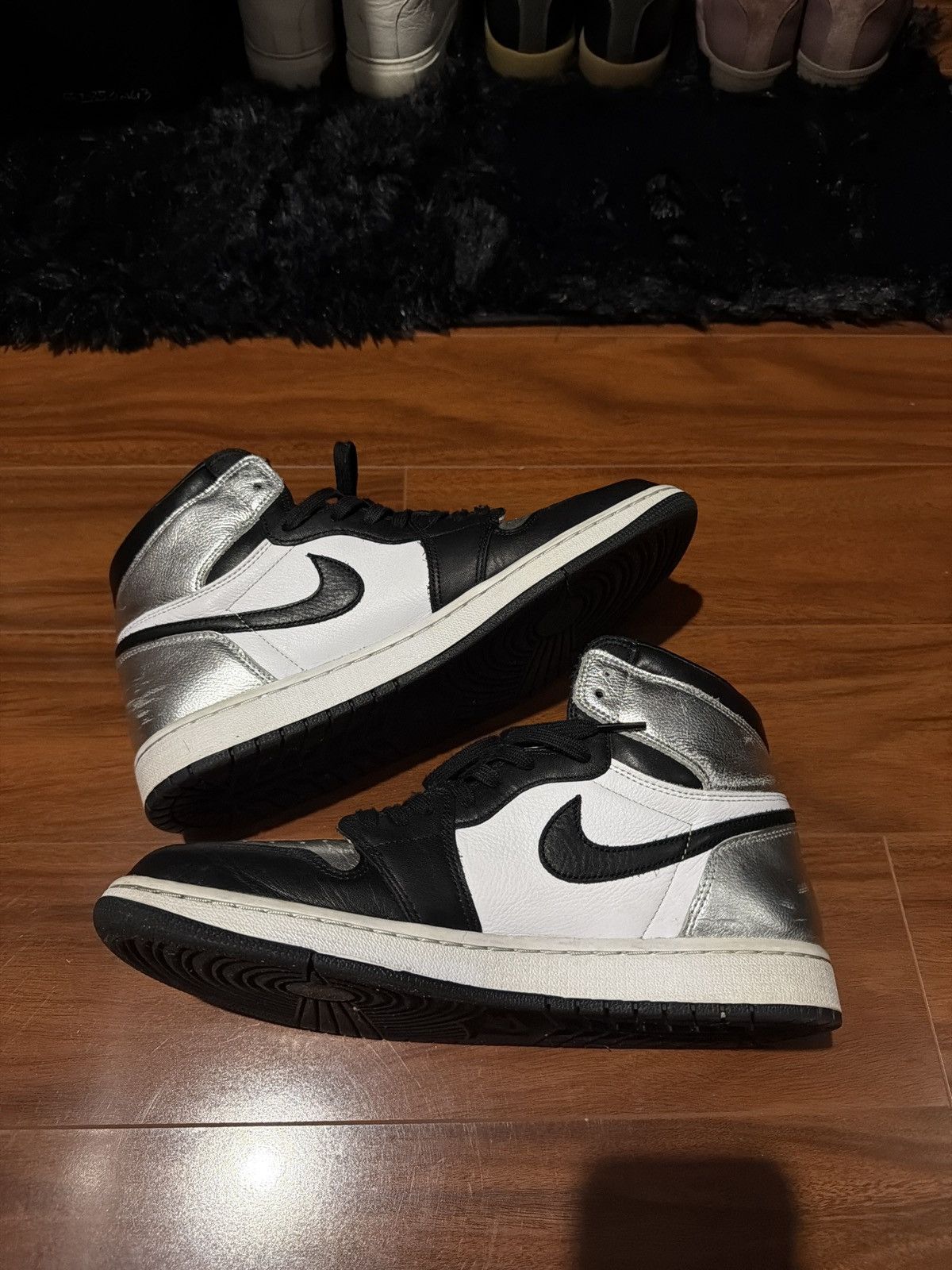 Jordan Brand Jordan 1 silver toe Size US 12 / IT 42 - 3 Thumbnail