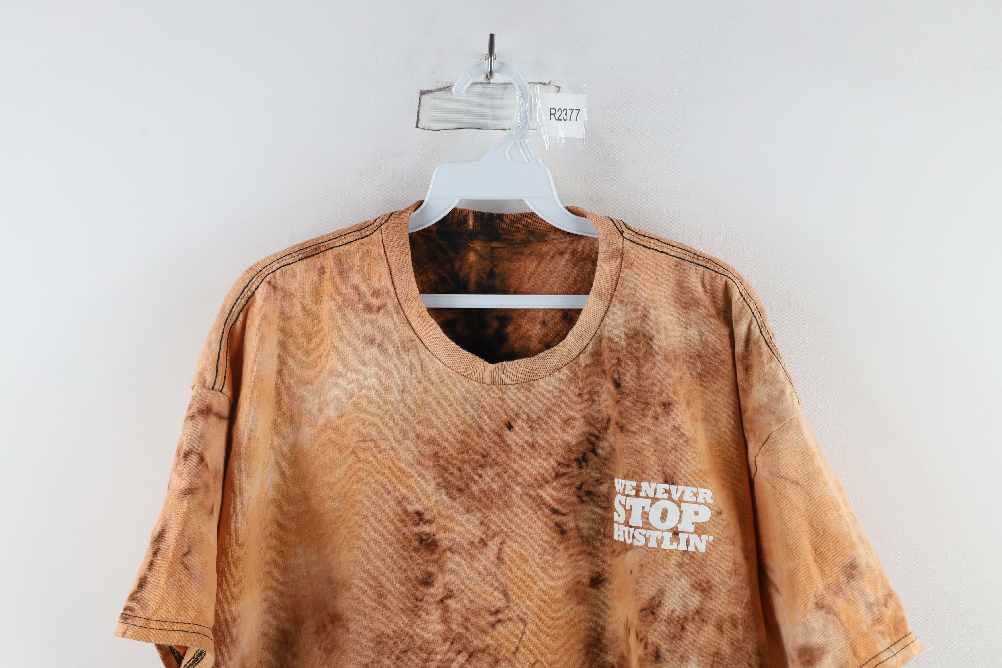 Vintage Vintage Streetwear Acid Wash Jets Pizza Short Sleeve T-Shirt Size US XXL / EU 58 / 5 - 2 Thumbnail