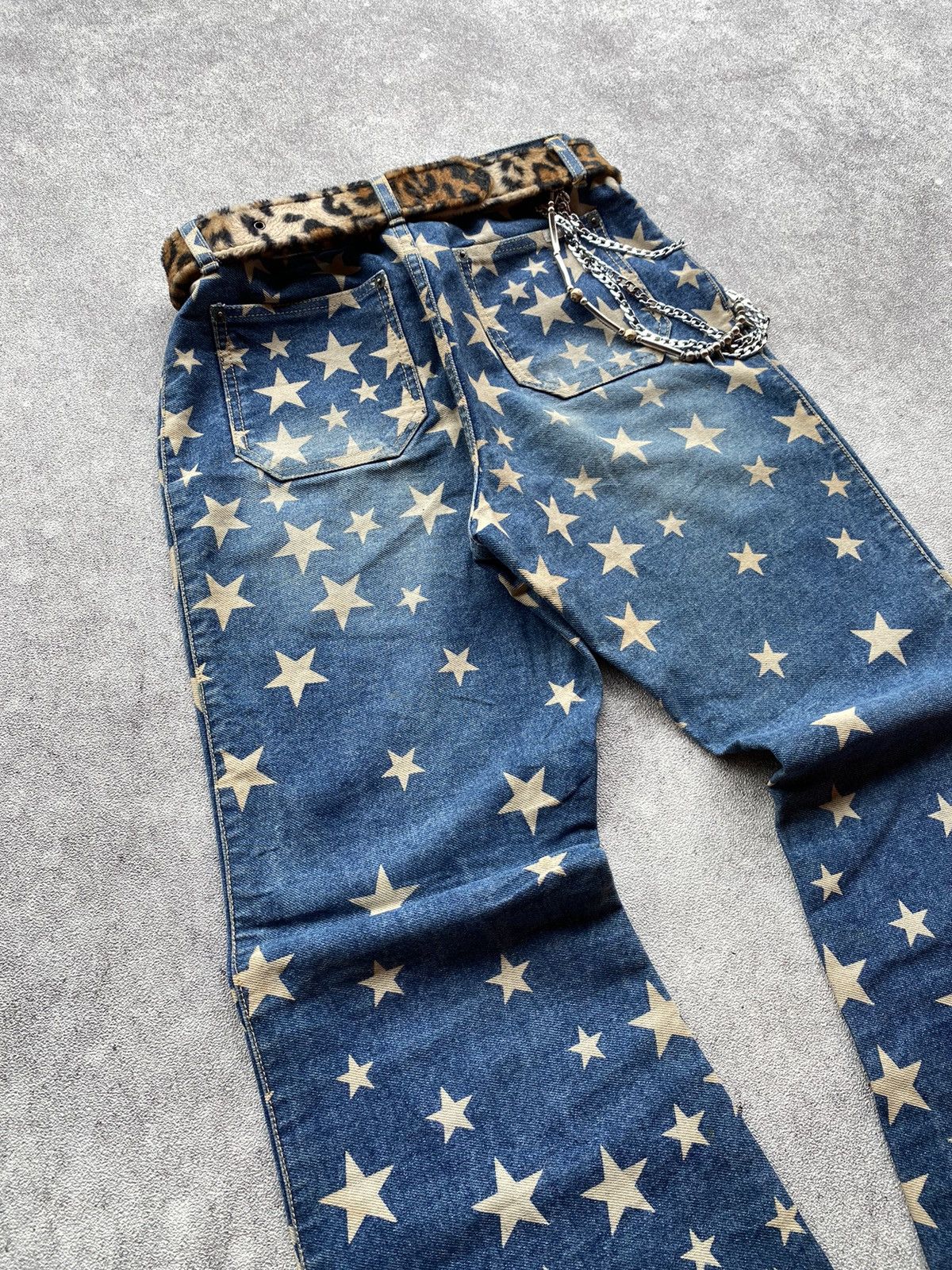 Hysteric Glamour × Japanese Brand × Le Grande Bleu (L.G.B.) 2000s Magic Square Star Y2K Superflare Pant Size US 28 / EU 44 - 4 Thumbnail