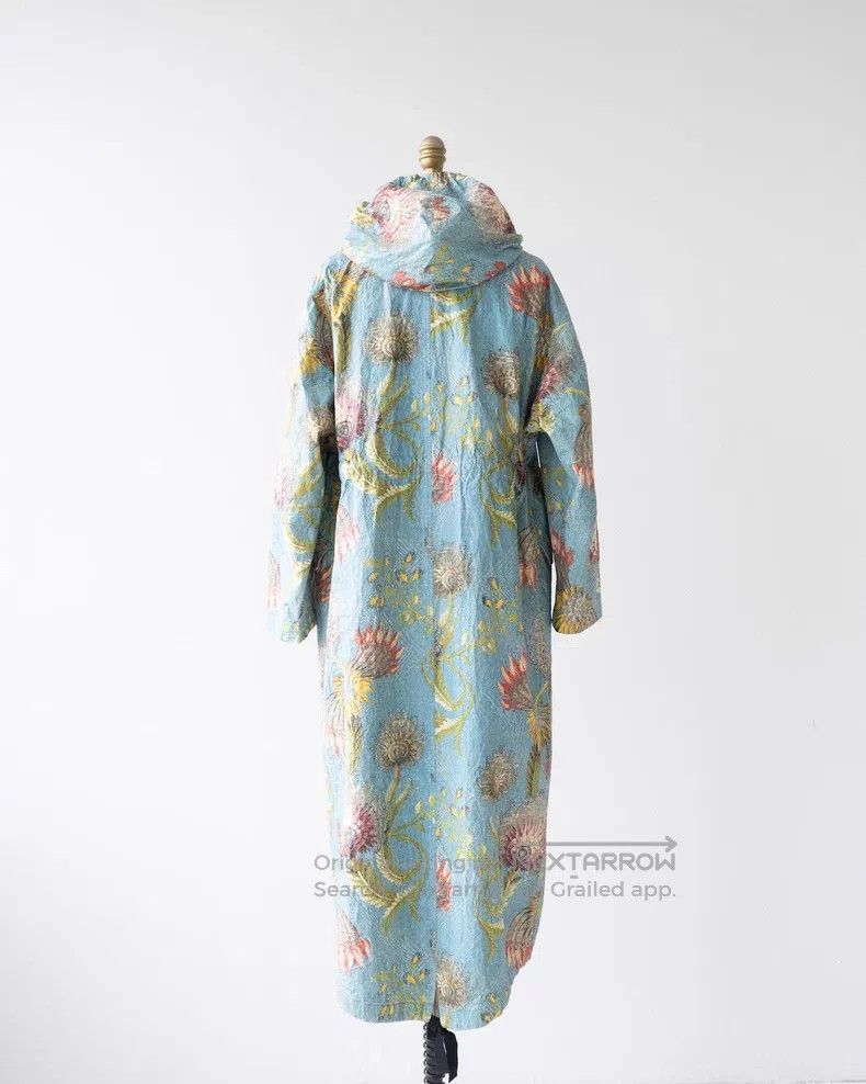 Dries Van Noten Dries Van Noten Floral Print Hooded Coat Size XS / US 0-2 / IT 36-38 - 4 Thumbnail