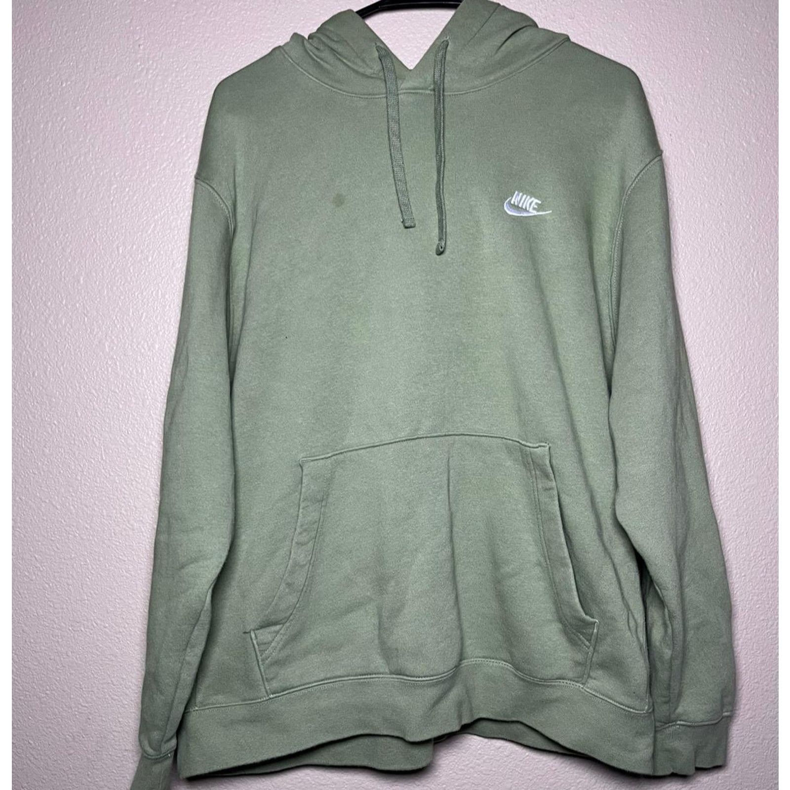 Nike 👟 Nike Embroidered Logo Hoodie – Sage Green Size XL Size US XL / EU 56 / 4 - 1 Thumbnail