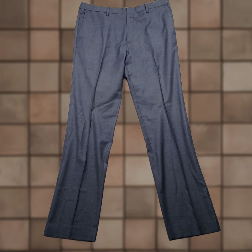 Banana Republic Banana Republic Dress Pants Men 36x36 Gray Slim Fit Wool Modern Size US 36 / EU 52 - 1 Thumbnail