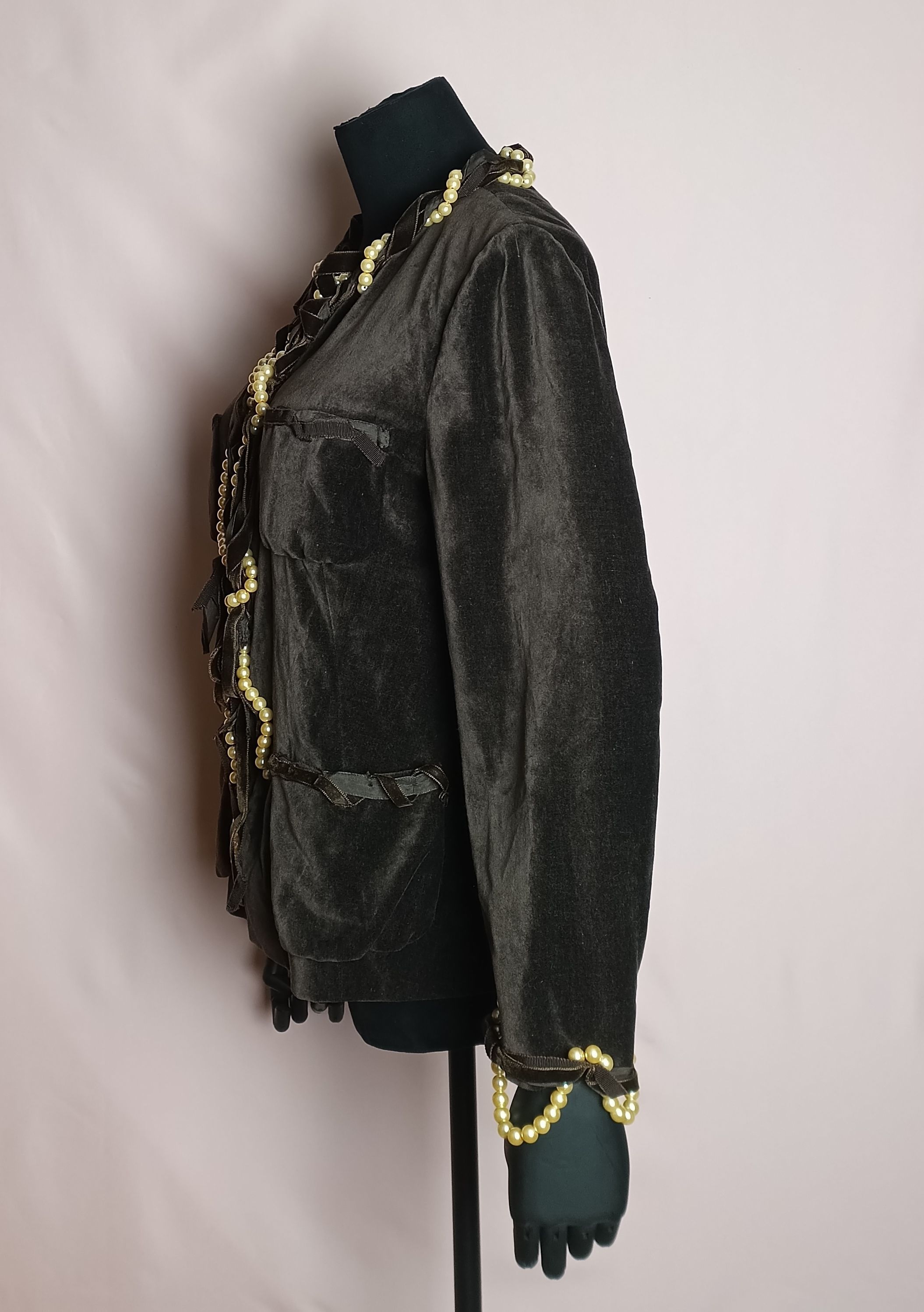 Moschino Moschino Cheap And Chic Brown Velvet Jacket Blazer Y2k Size M / US 6-8 / IT 42-44 - 4 Thumbnail
