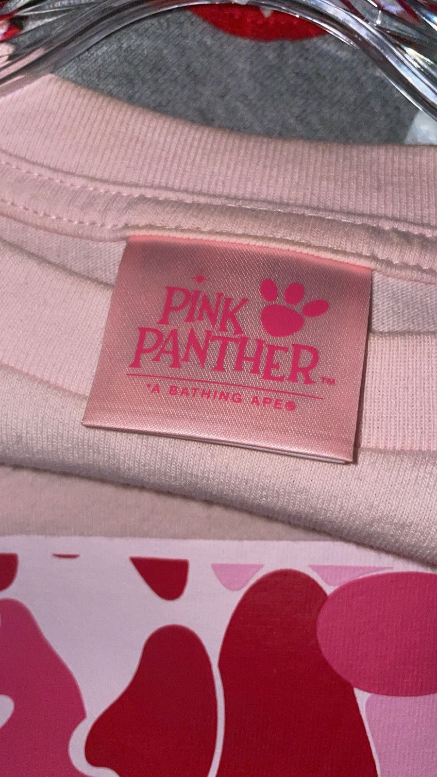 Bape Rare Bape Pink Panther Collab Tee Size US S / EU 44-46 / 1 - 5 Thumbnail