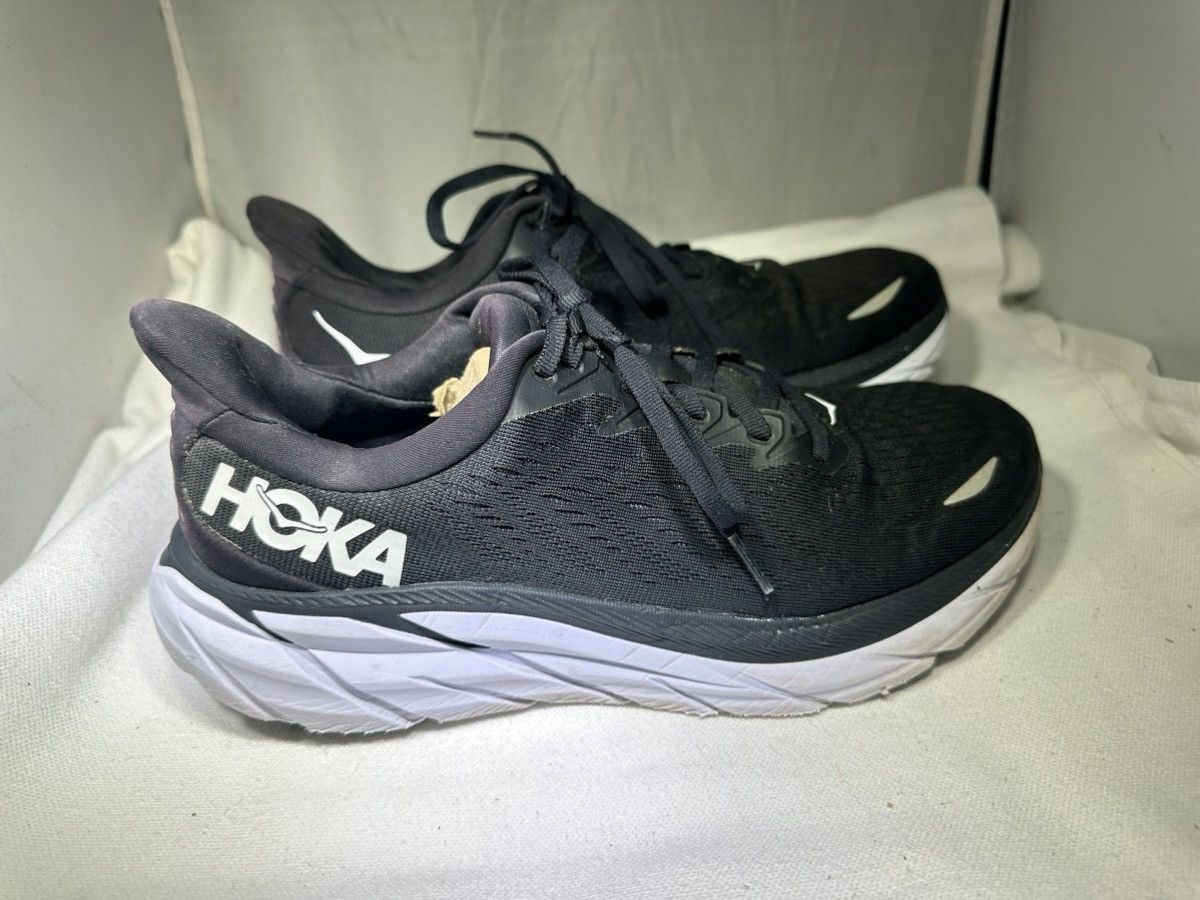 Hoka Hoka Clifton 8 Women's 9D Wide Black Running Walking Hiking Size US 9 / IT 39 - 3 Thumbnail