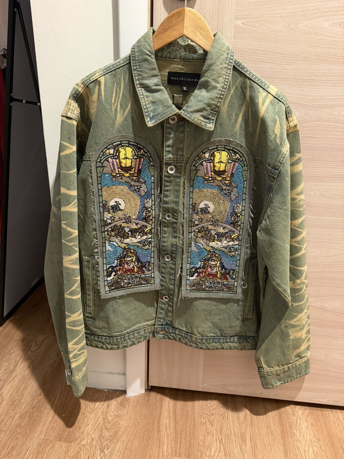 Who Decides War WHO DECIDES WAR UNFURLED DENIM JACKET Size US XL / EU 56 / 4 - 1 Thumbnail