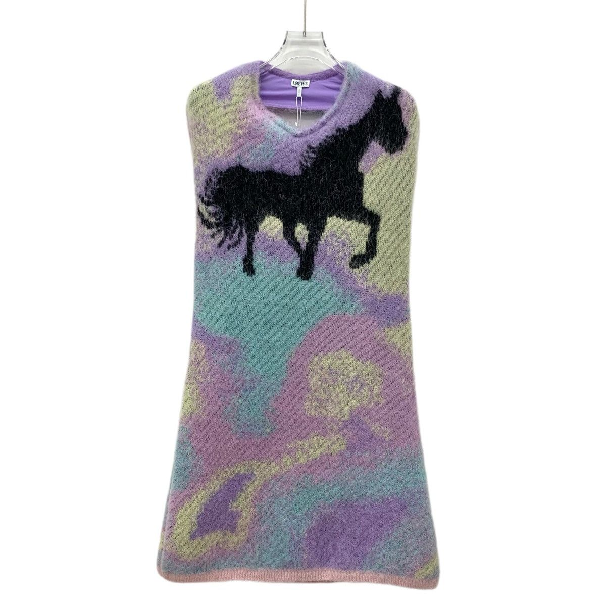 Loewe Loewe Back Hollow-out Sleeveless Mohair Knit Dress K26WX Size M / US 6-8 / IT 42-44 - 1 Thumbnail