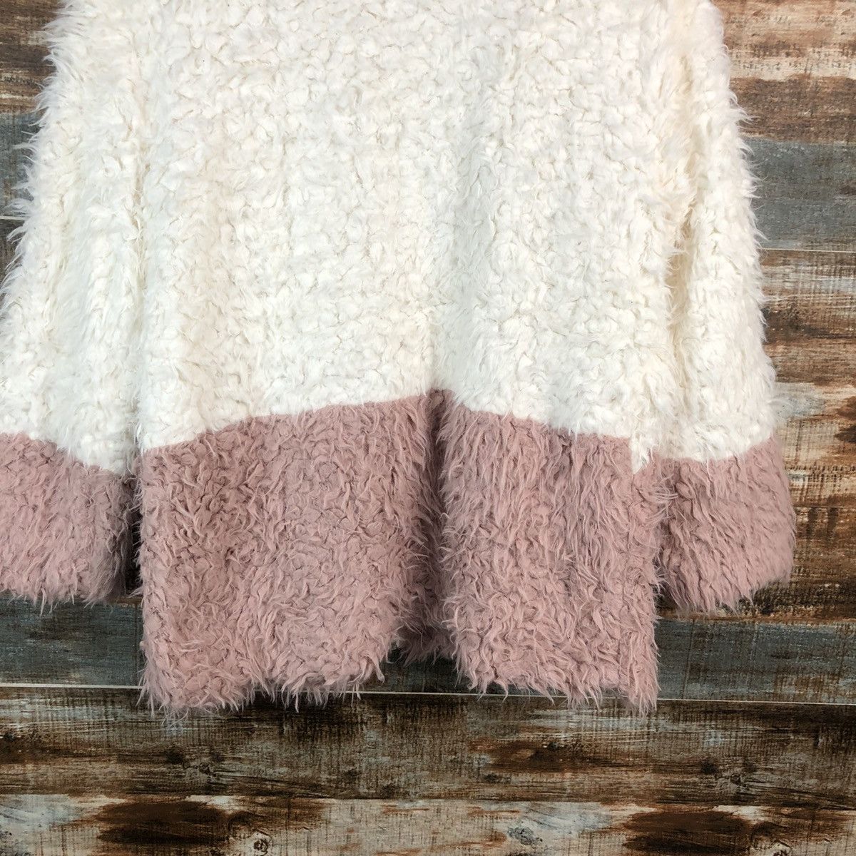 Homespun Knitwear Avail Mode Pink Mohair fur shaggy Knitwear #A2413 Size M / US 6-8 / IT 42-44 - 16 Thumbnail