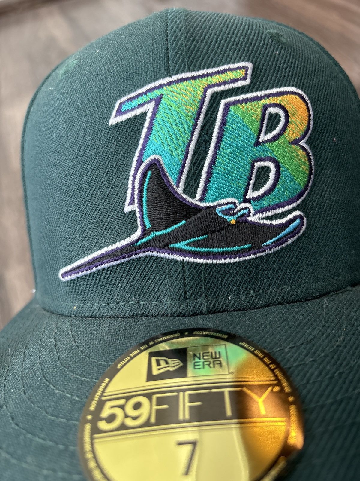 New Era Tampa Bay Rays Fitted Hat Size ONE SIZE - 1 Thumbnail