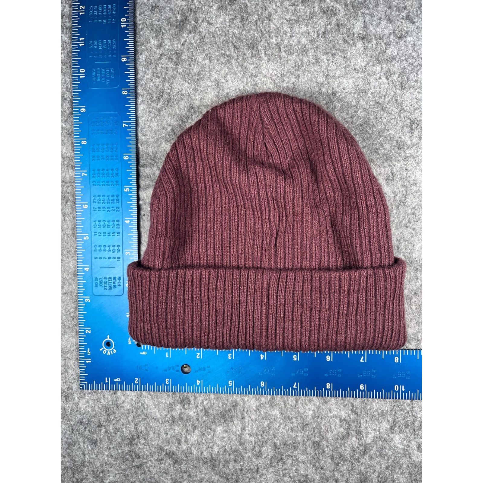 Vintage Spencer's Gift Beanie Women One Size Purple 100% Acrylic Knit Ski Size ONE SIZE - 4 Thumbnail