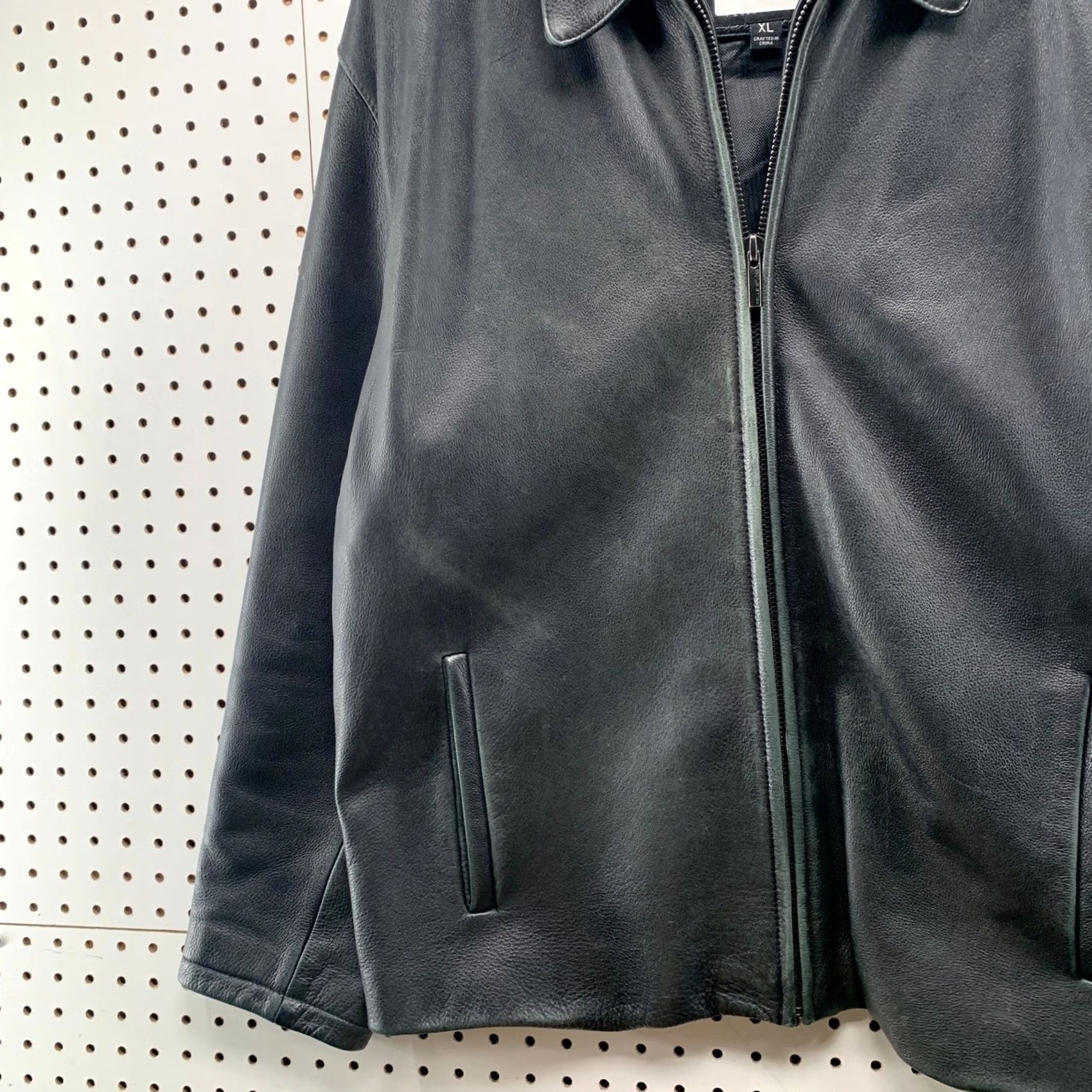 Vintage VINTAGE Wilsons Leather Jacket Mens XL Black Pelle Studio 90s Full Zip Size US XL / EU 56 / 4 - 5 Thumbnail